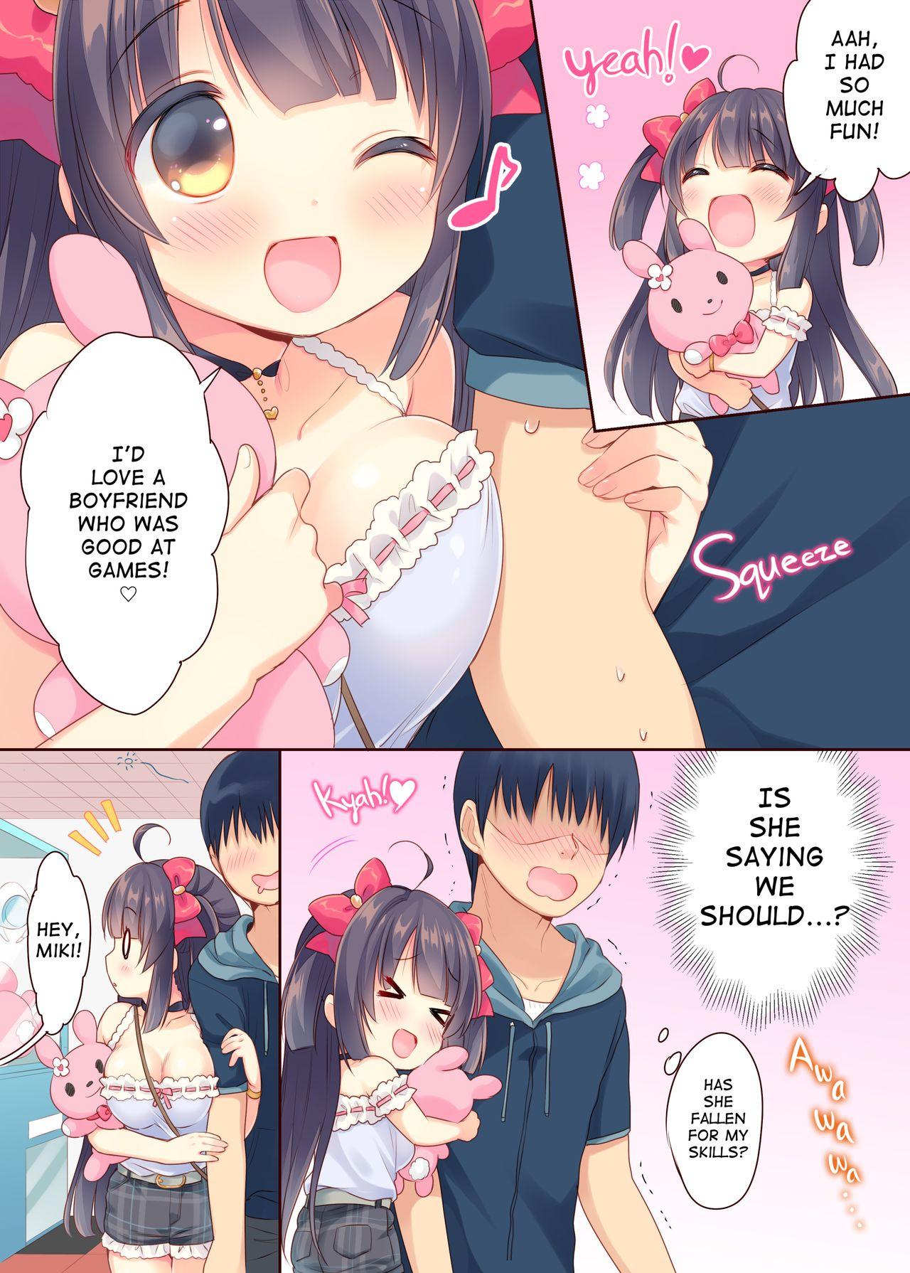 Naked [Triangle! (Usashiro Mani)] GaCen Hime to DT Otoko no Ichaicha Kozukuri Love Sex | Arcade Princess And a Virgin Boy Who Make Out And Have Lovey-Dovey Baby-Making Sex [English] [2d-market.com] [Decensored] [Digital] - Original Titties - Page 7