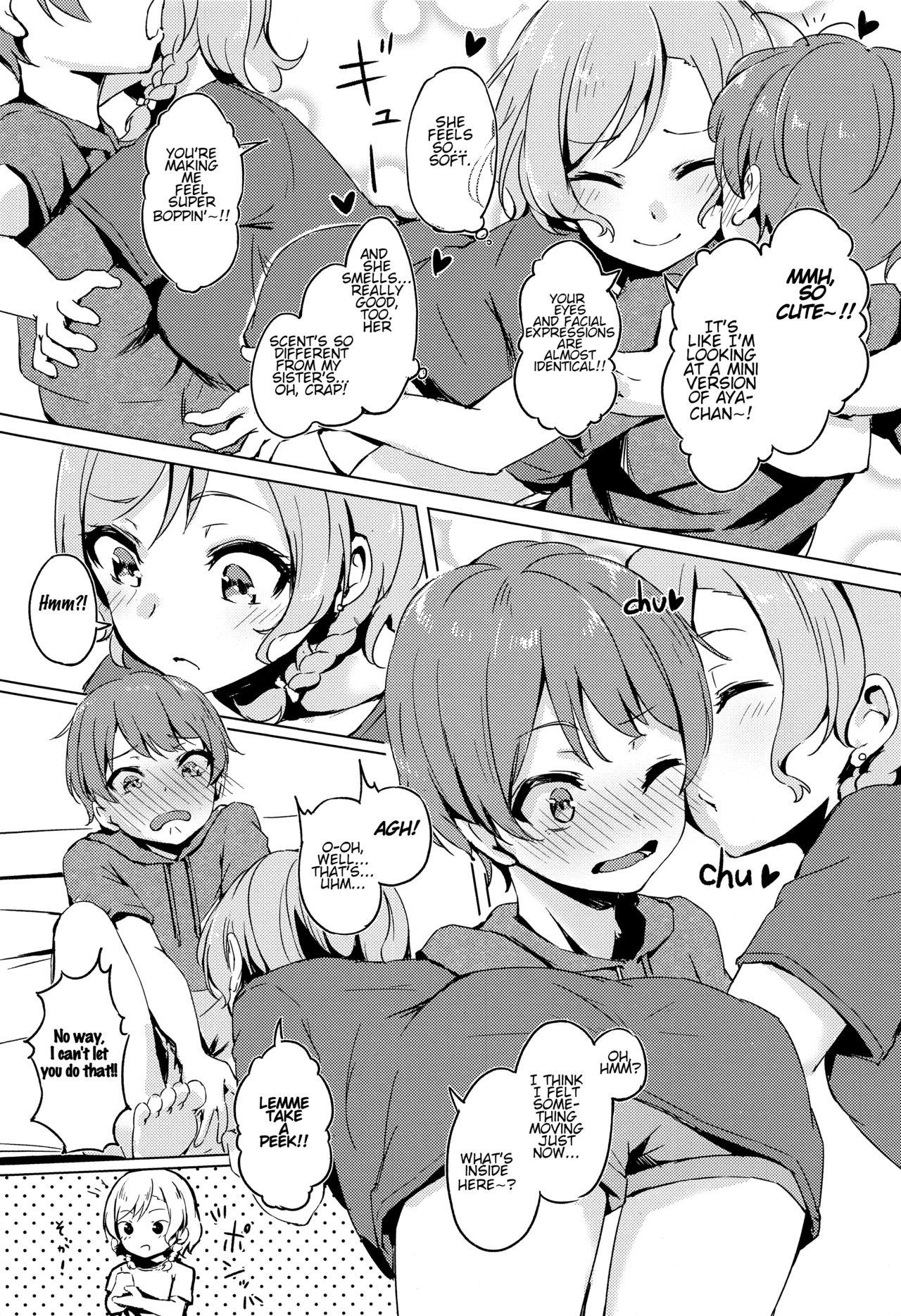 Straight (C96) [Funiai-ice (Funiai Riko)] Aya-chan no Otouto-kun to Runrunrun | Doing Boppin' Things With Aya-chan's Little Brother (BanG Dream!) (English) - Bang dream Guyonshemale - Page 8