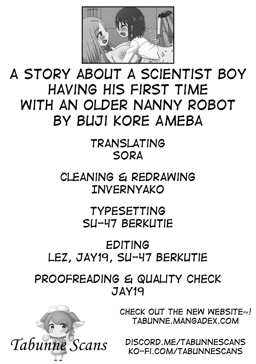 Kyuugata Komori Robotto ni  Fudeoroshi Shitemorau Kagaku Shounen no Hanashi | A story about a scientist boy having his first time with an older nanny robot 23