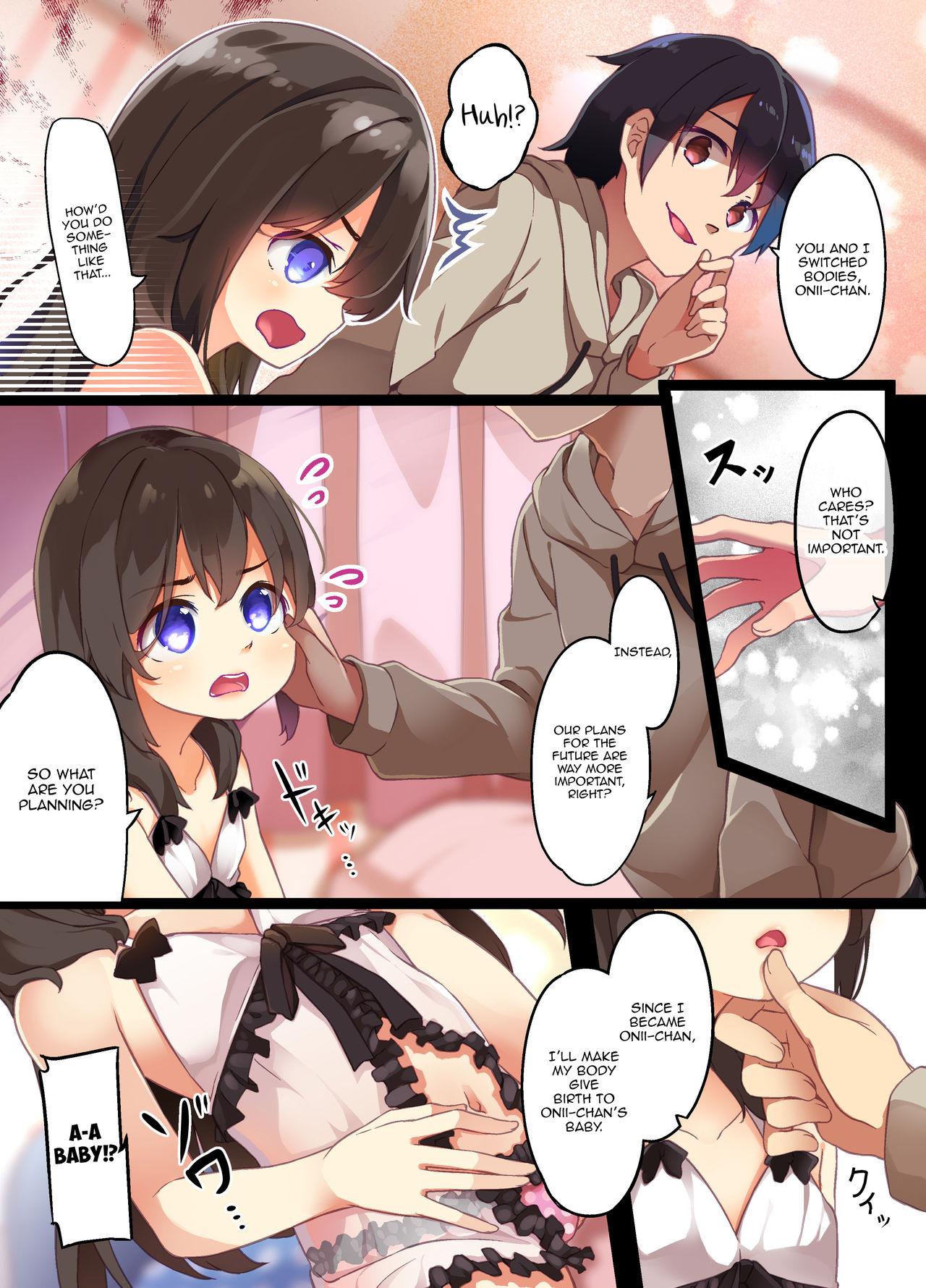 Big Black Cock A Yandere Little Sister Wants to Be Impregnated by Her Big Brother, So She Switches Bodies With Him and They Have Baby-Making Sex Tattooed - Page 10