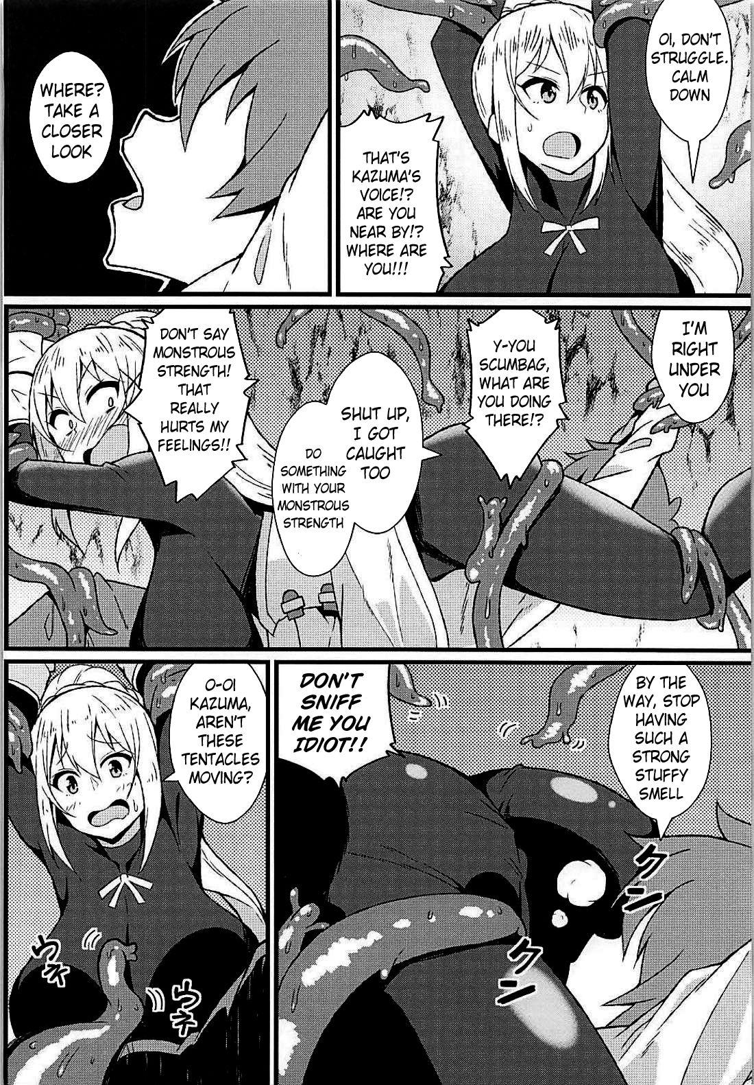 Porno | With Darkness in this Wonderful Trap | Kono Subarashii Wana de Darkness to! - Kono subarashii sekai ni syukufuku o Uniform - Page 5