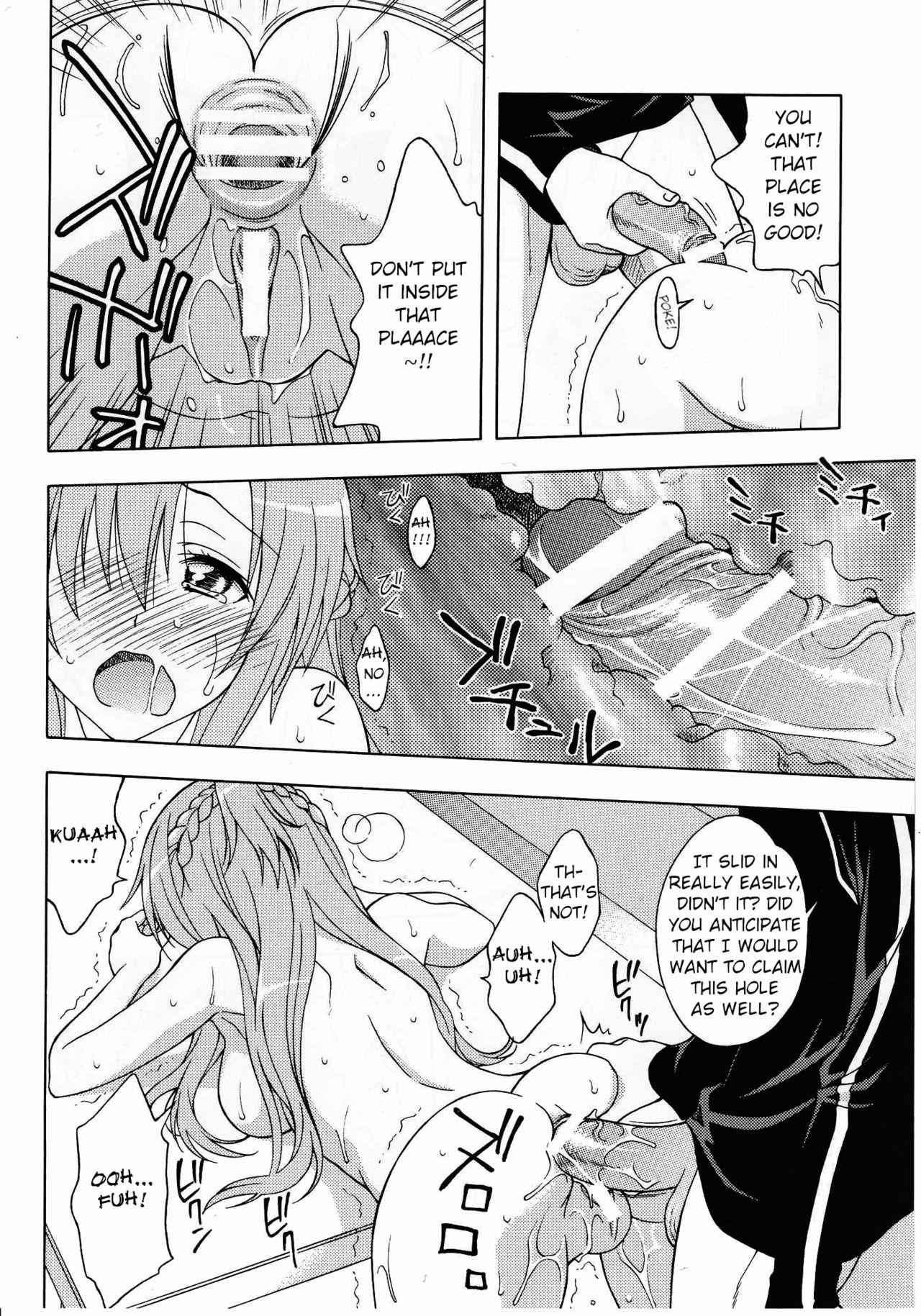 Pussyeating Kairaku no Ori | Cage of pleasure - Sword art online Interacial - Page 9