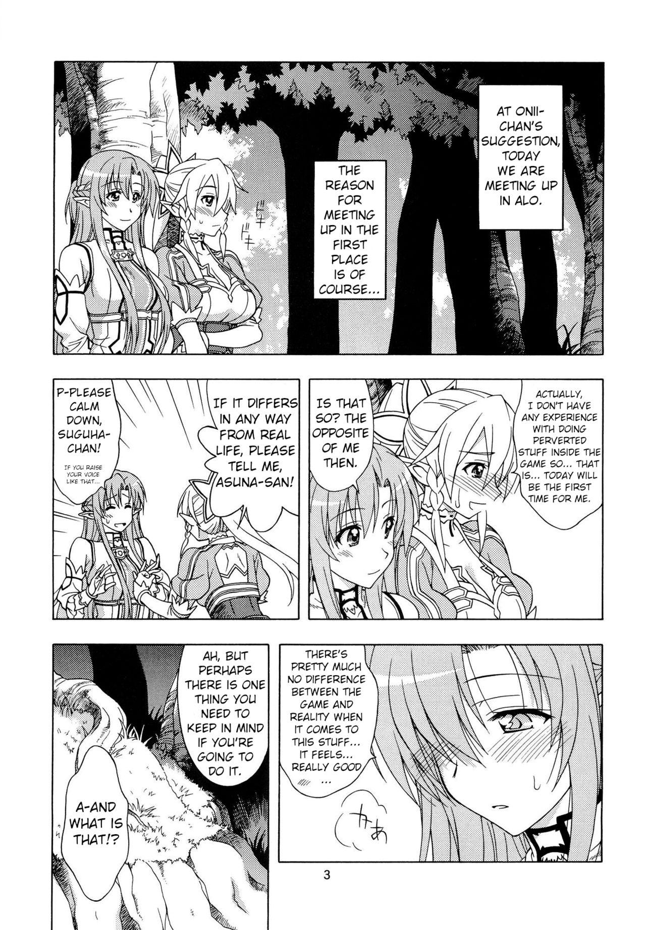 Analplay Daraku no Utage | Feast of depravity - Sword art online Titties - Page 2