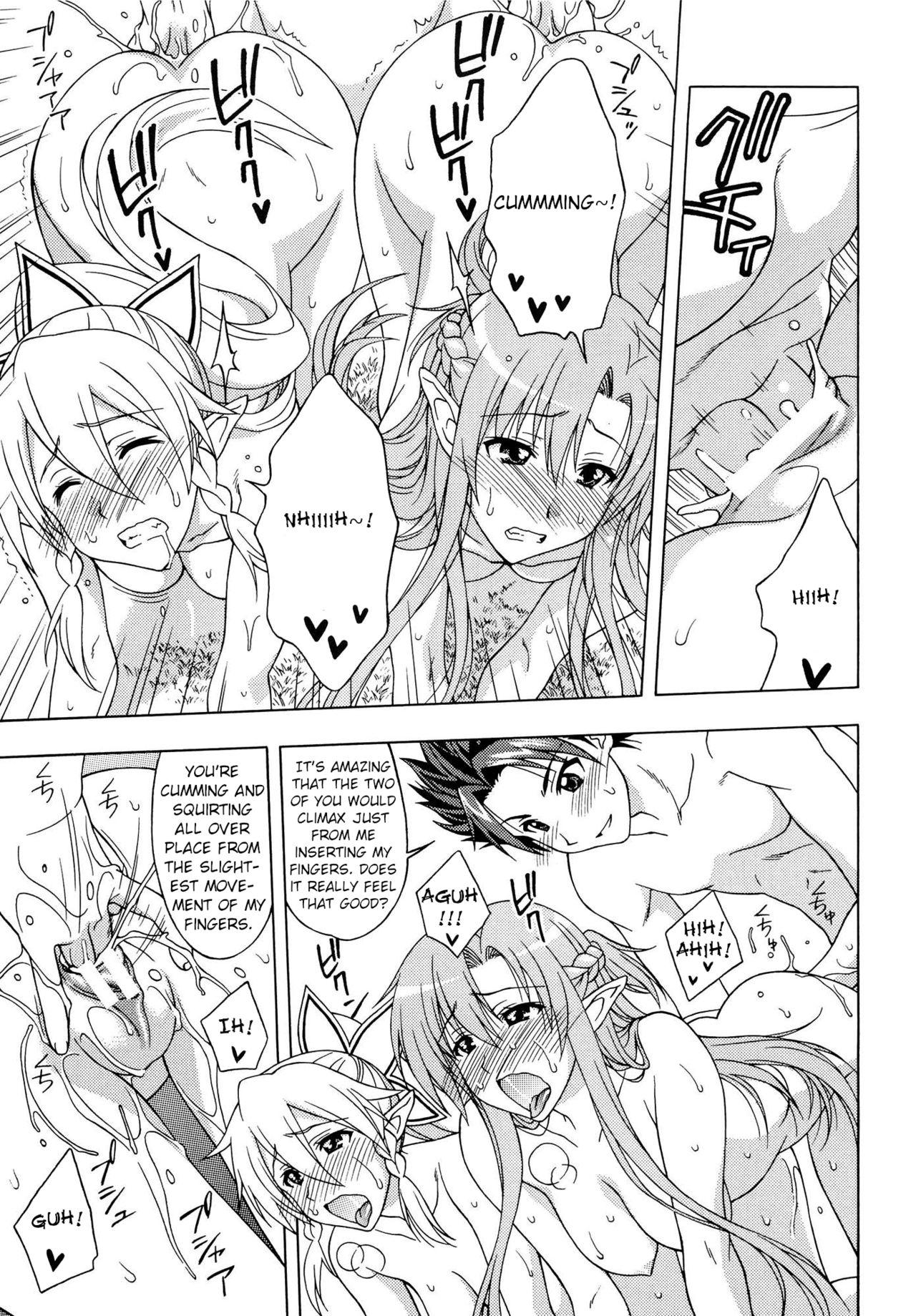 Milfsex Daraku no Utage | Feast of depravity - Sword art online Russian - Page 8