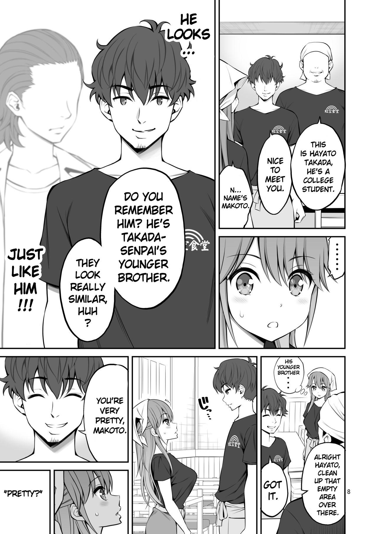 Gaybukkake Motoyan Zuma Otto no Tonari de Hatsuiki | Ex-Delinquent Wife Cums Next to Her Husband for the First Time - Original Brother Sister - Page 8