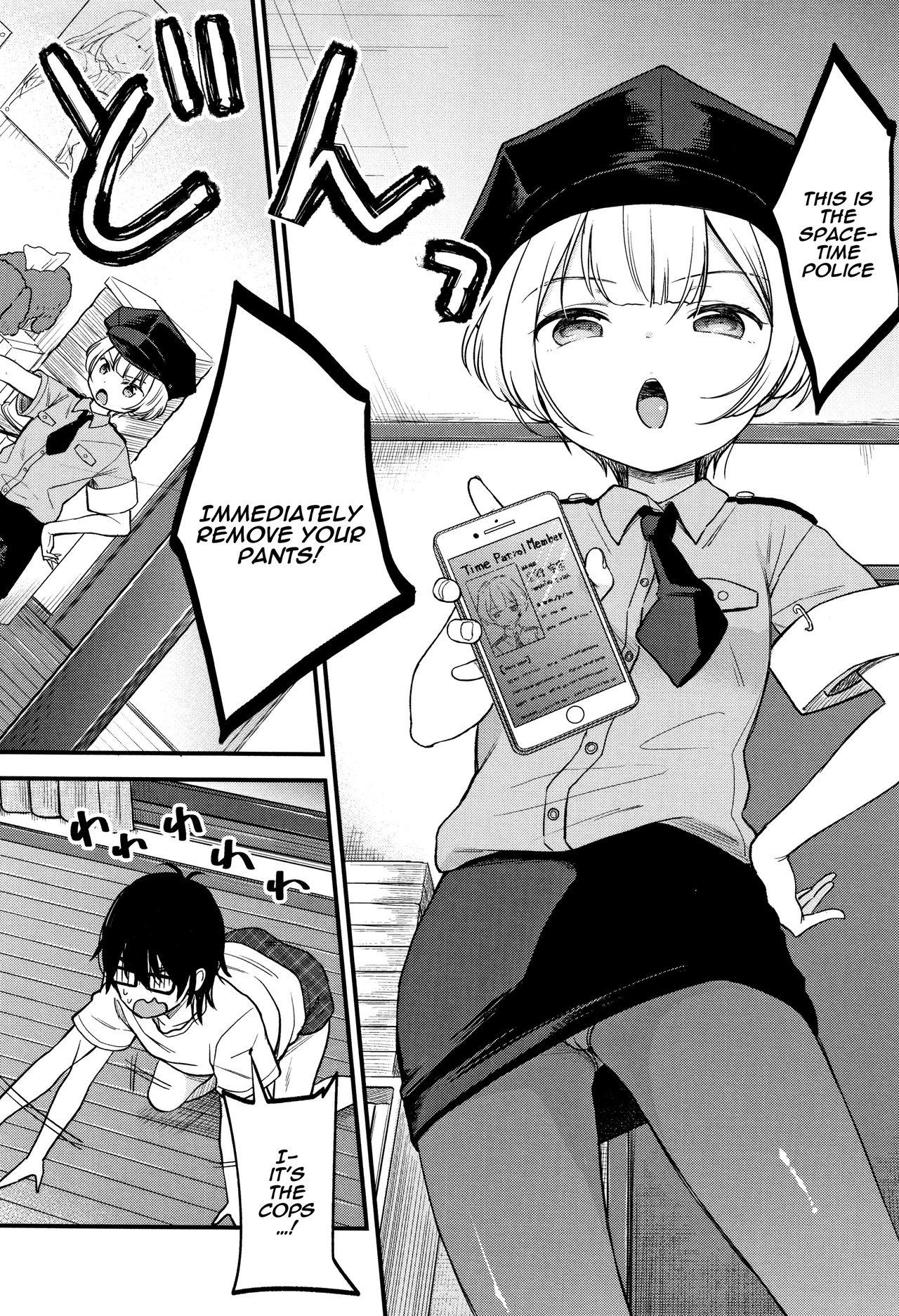 Handjobs Jikuu Keisatsu ga Yattekita! Tease - Page 2