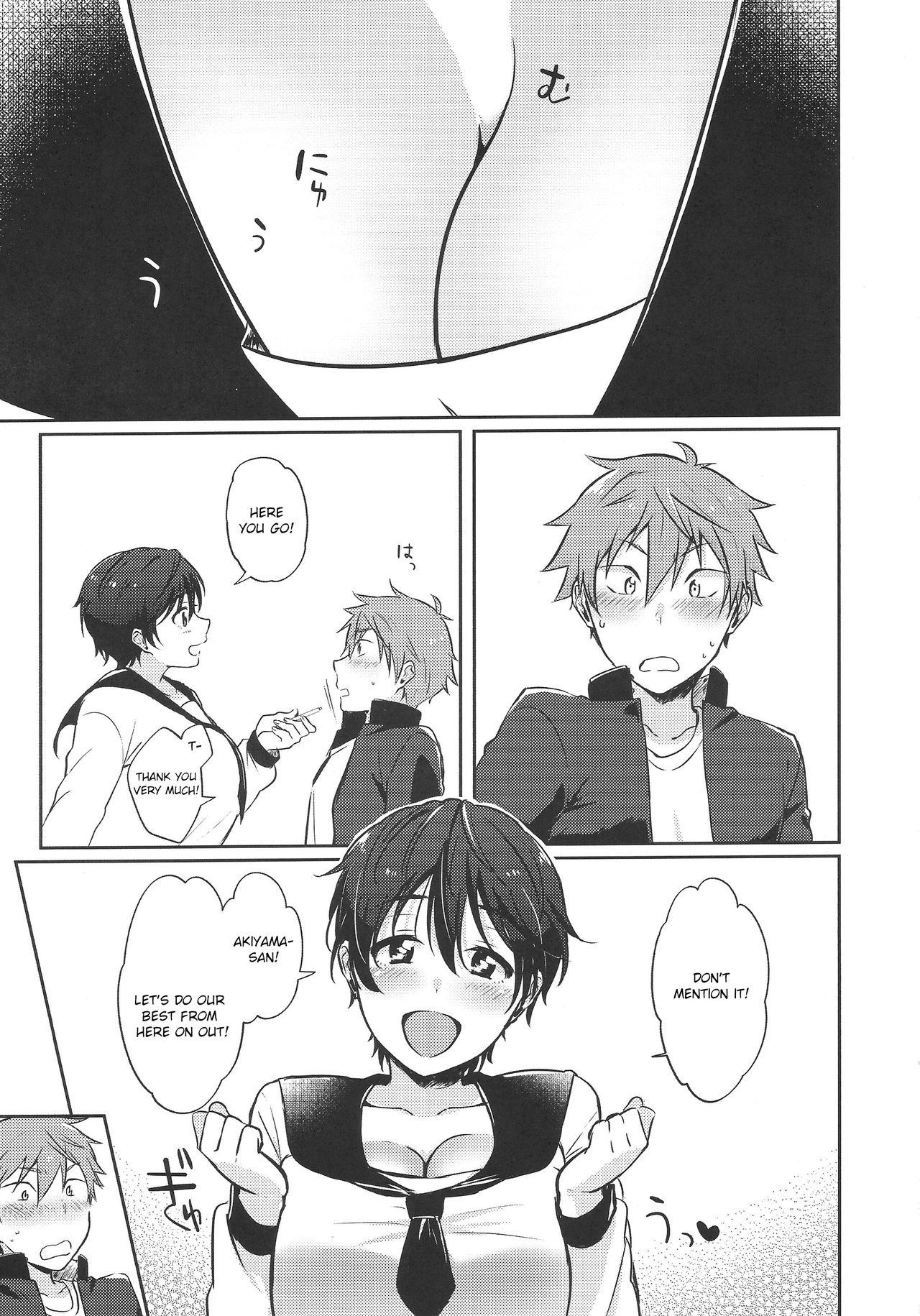 Gay Cumjerkingoff Hayato wa Shizuku de Shikoranai! - The idolmaster Head - Page 8