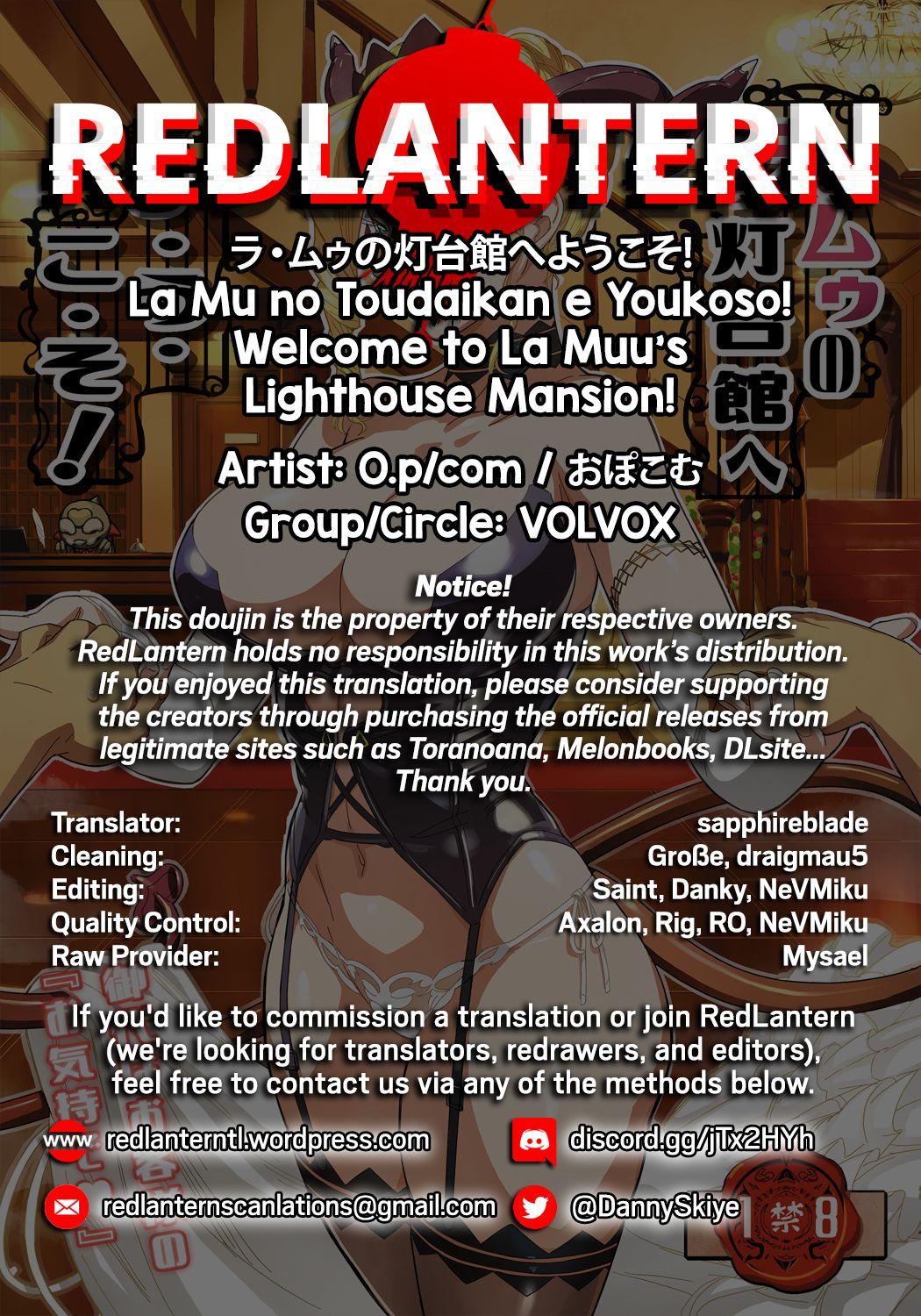 Bulge La Mu no Toudaikan e Youkoso! | Welcome to La Muu's Lighthouse Mansion! - Original Euro Porn - Page 34