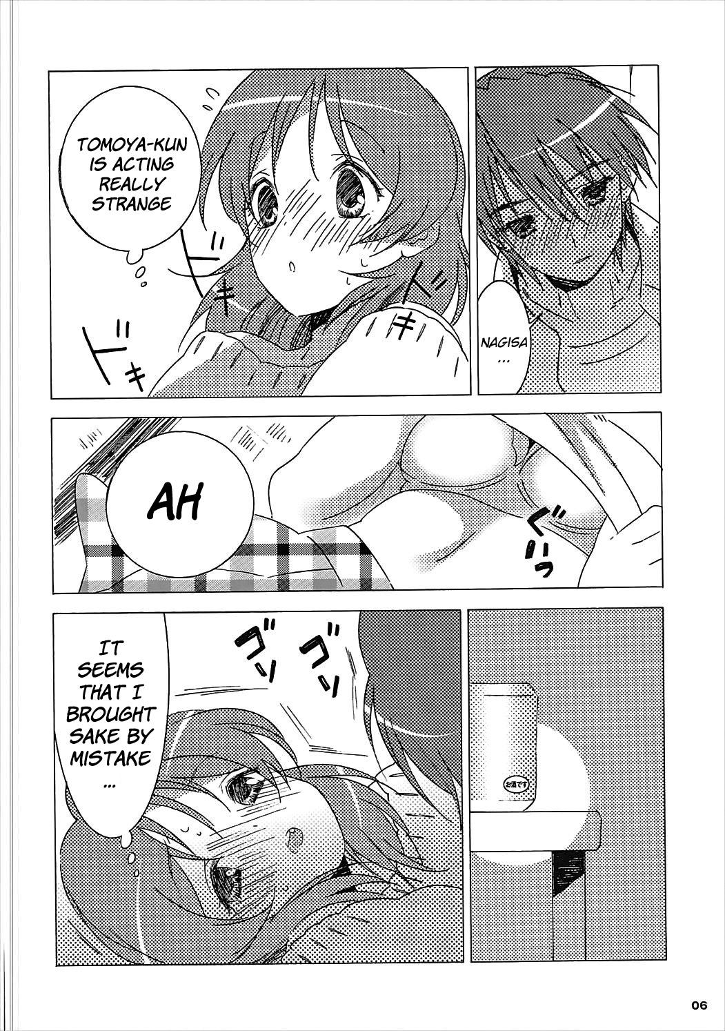 Teenxxx Tomoya Shikkari Shinasai! - Clannad 3some - Page 5