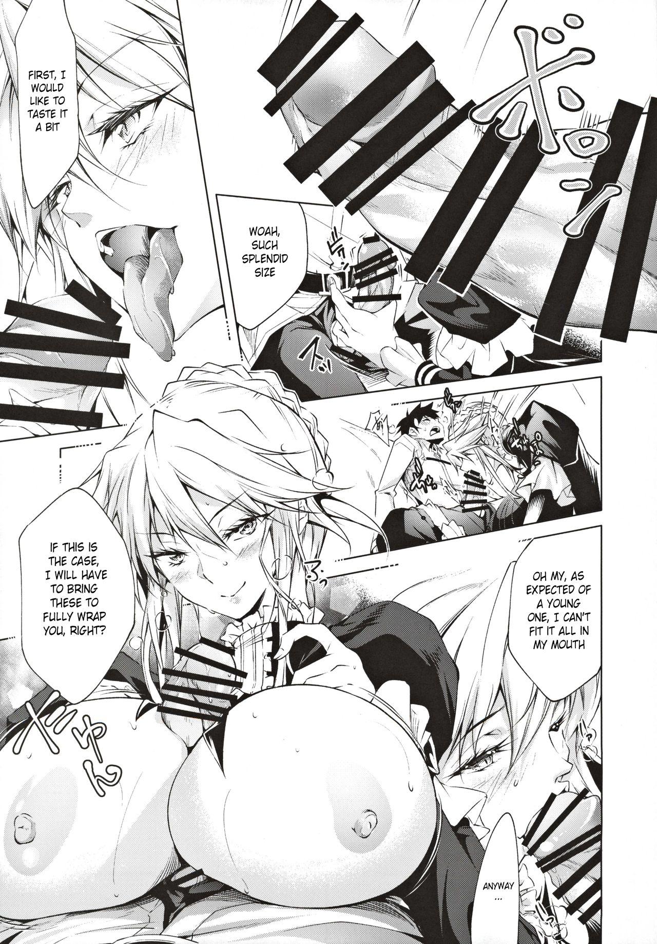 Wet Pendra Shimai no Seijijou | The Pendragon twin sisters' sexual situation - Fate grand order Model - Page 8