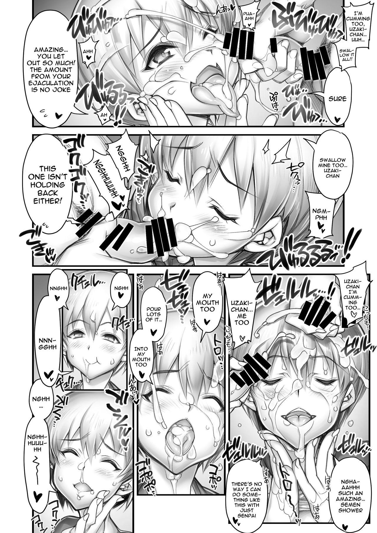 Throatfuck Uzaki-chan Wants To Message To Senpai Videos Of Her Having Sex With Lots of Men!! - Uzaki-chan wa asobitai Gay Cut - Page 8