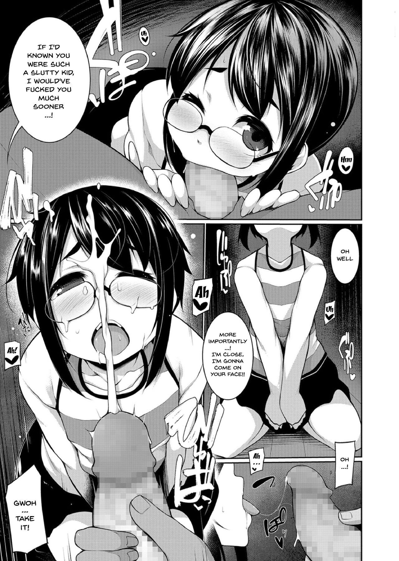 Porno [Anthology] Megane Loli Choukyou Jugyou!! ~Otonashii Megane Lolikko ni Muriyari Dekachin Sounyuu~ | The Loli In Glasses' Training Lesson!! ~Force Fucking a Timid Glasses Wearing Loli With My Big Cock~ [English] {Doujins.com} Stud - Page 8