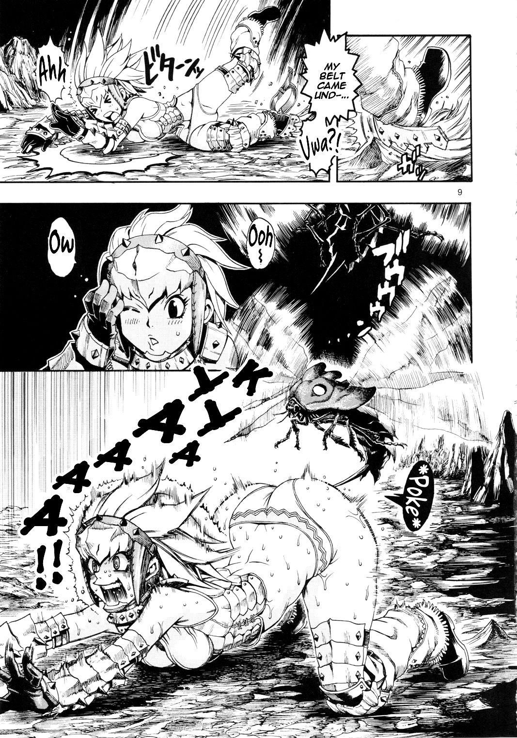 Hentai MonHun BON - Monster hunter Girl Sucking Dick - Page 8