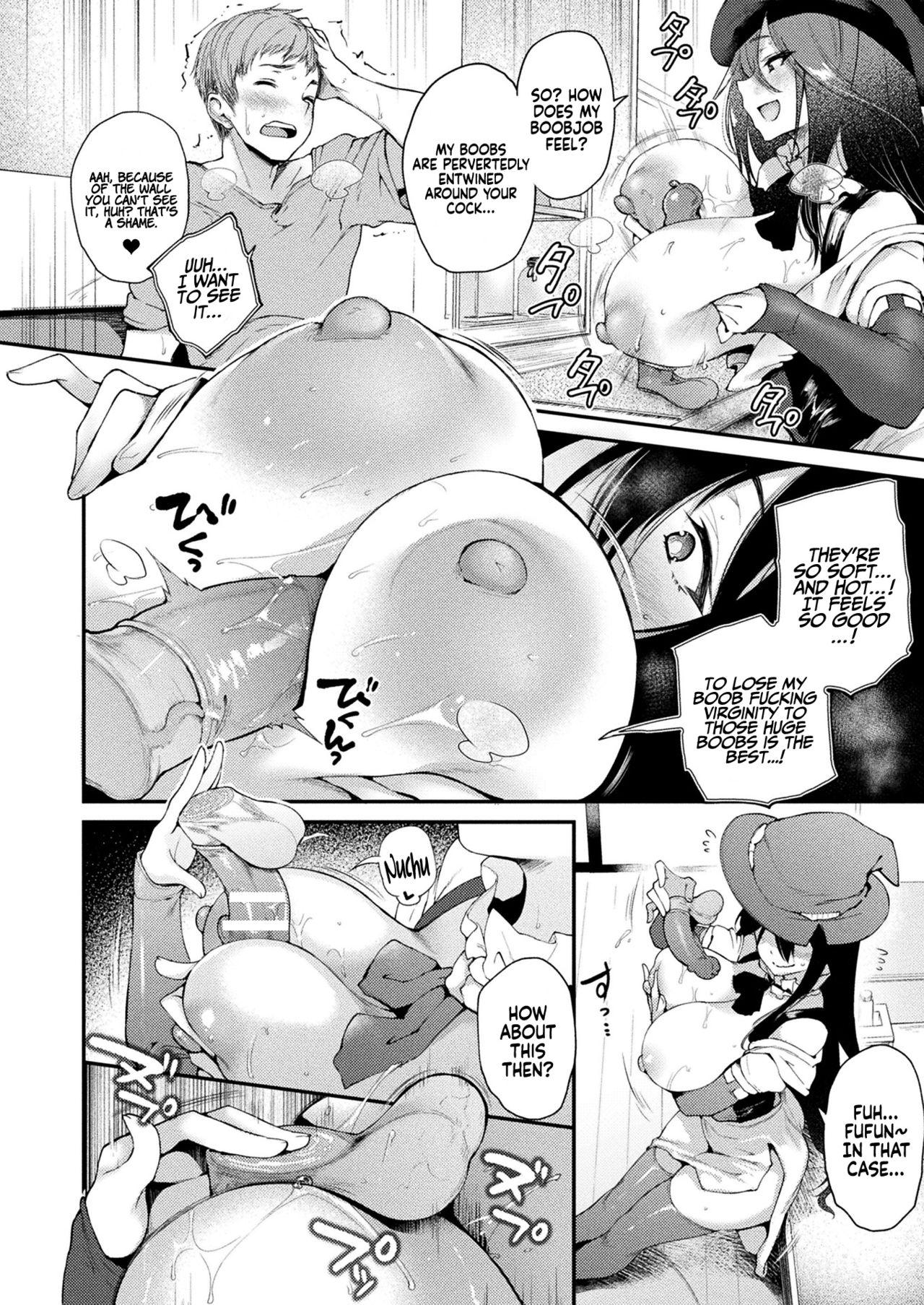 Short Hair Kabeana Tsuki Juukyo e Youkoso 301-goushitsu Majo Serina no Baai | Welcome to the Residence with a Glory Hole. Room 301 Witch Serina’s Case Old Vs Young - Page 10