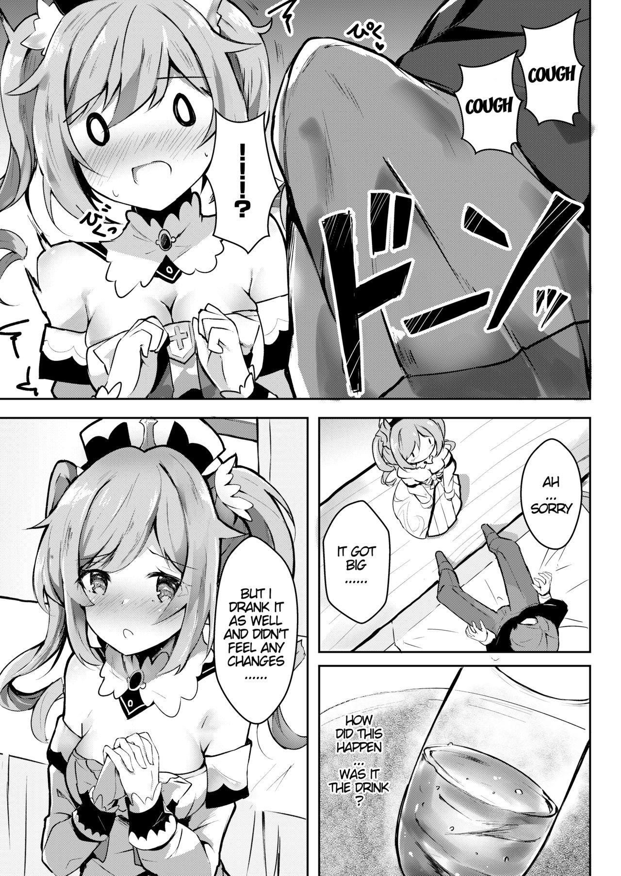 Amateur Porn Hatsujou!? Ganbare Barbara-chan - Genshin impact Pussy Eating - Page 4
