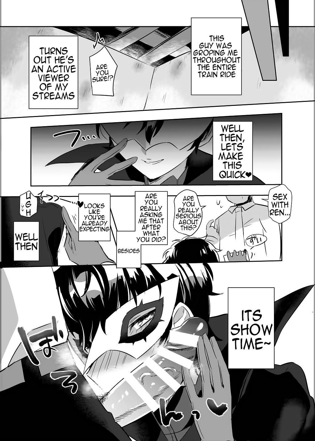 Amateur Sex Kaitou-dan Leader no Himitsu no Namahousou - Persona 5 Vagina - Page 12