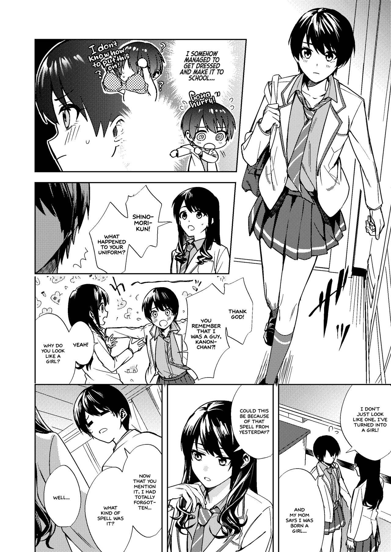 Satin Onna ni Natta Ore wa Shinyuu no Risou no Kanojo? Cock Suckers - Page 9