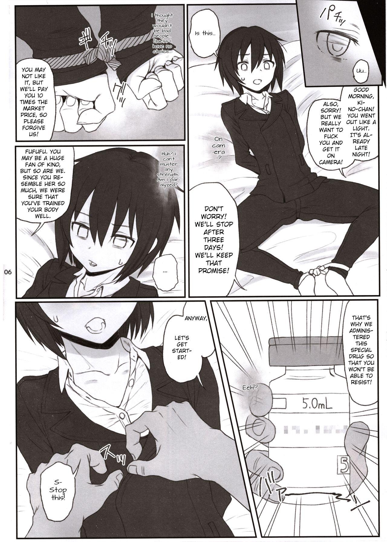 Smoking Doujinshi no Kuni - Kino no tabi | kinos journey Perra - Page 5