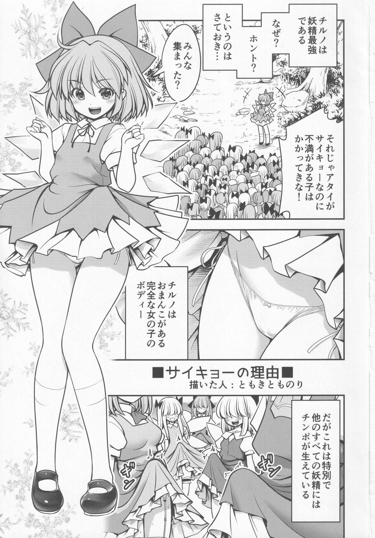 Tiny Girl Hyousei Daisensou - Touhou project Blackwoman - Page 2