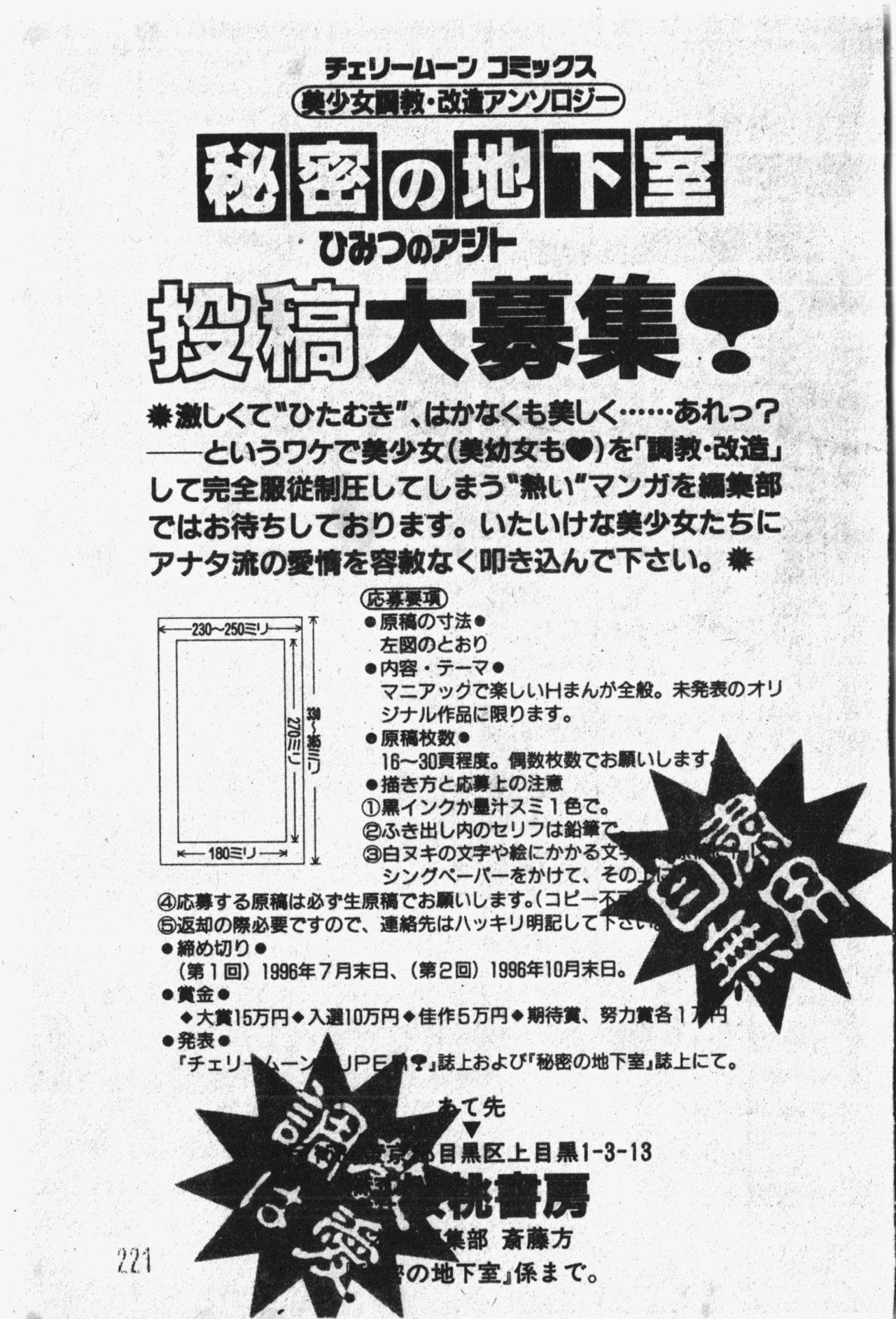 Piercings Himitsu no Chikashitsu Vol.1 Gaypawn - Page 222