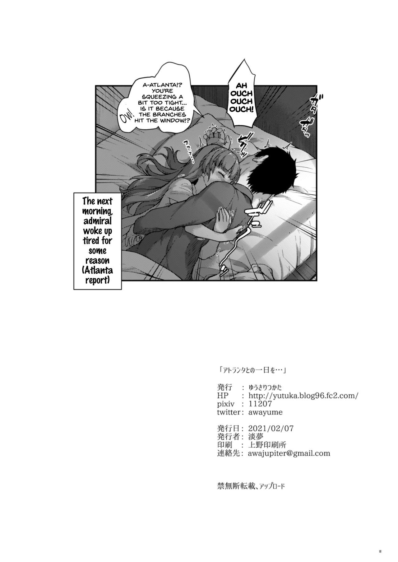 Amateur Sex Atlanta to no Ichinichi o... - Kantai collection Foursome - Page 25