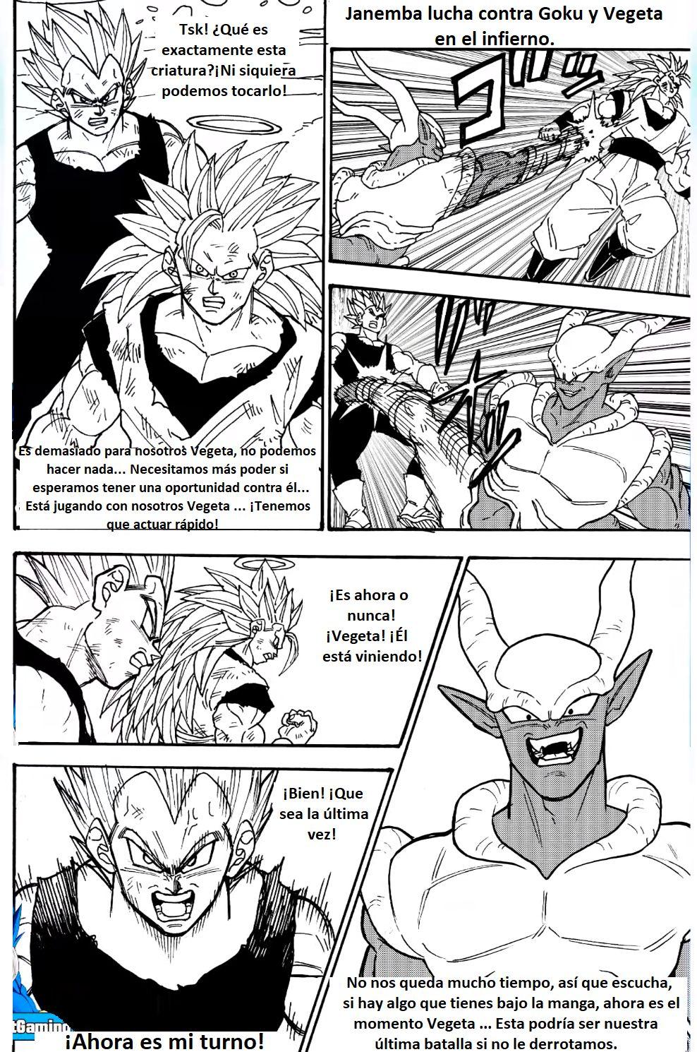 Goku y Vegeta vs Janemba 1