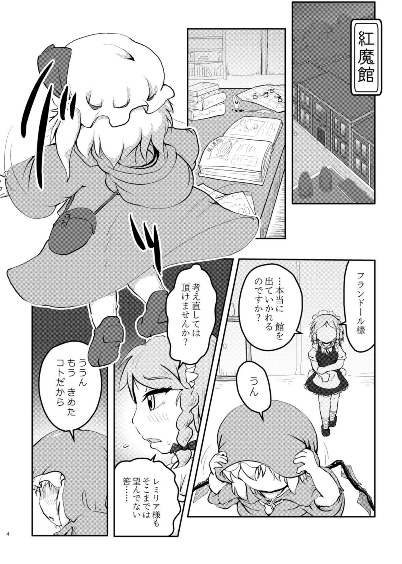 Tgirl Scarlet Conflict 2 - Touhou project Dirty Talk - Page 4