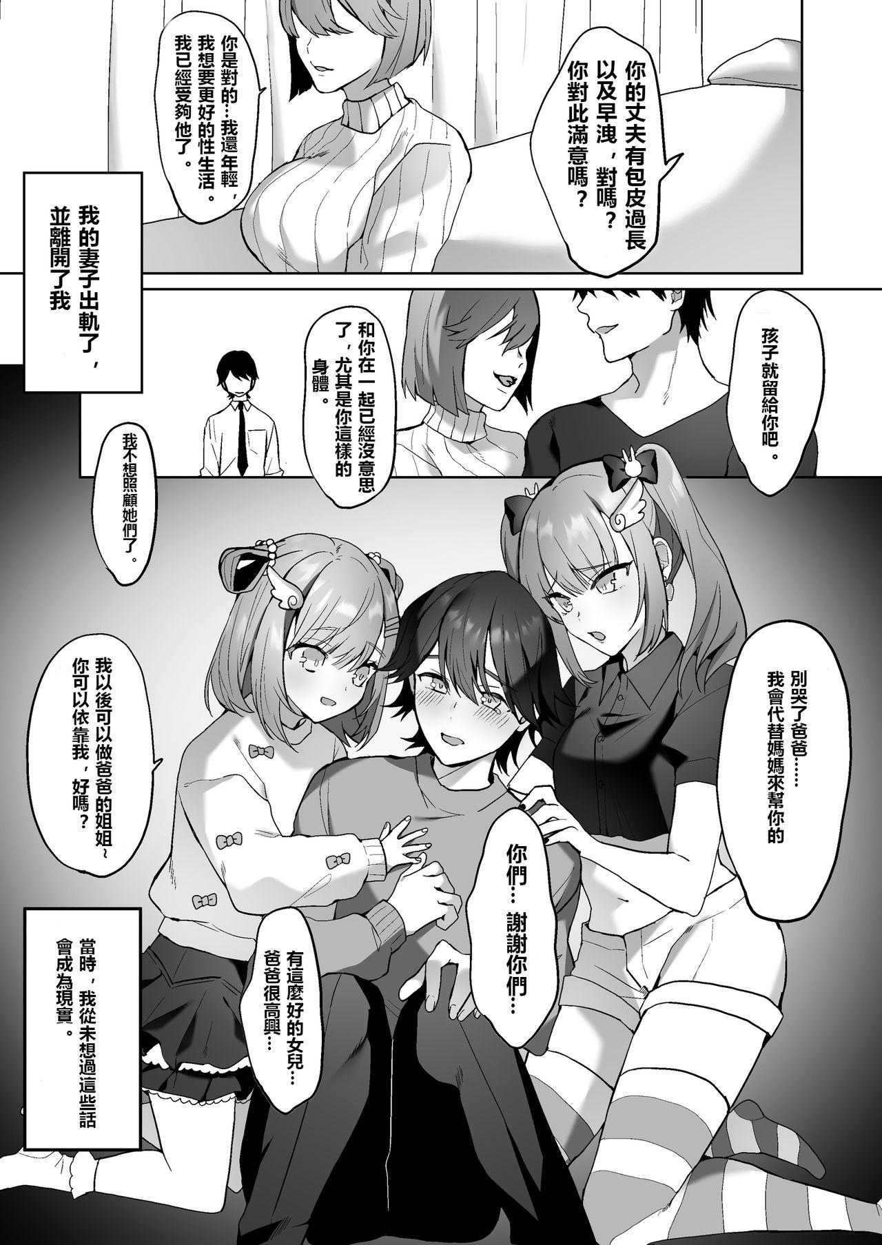 Submission Futanari Shimai to Netorare Musume Ochi Papa | 扶她姐妹和她們的綠帽爸爸 - Original Gay Domination - Page 3