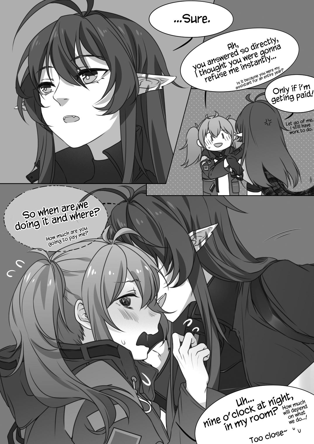 Shemales Will max trust Gavial deny me if I ask for a quickie? - Arknights Old And Young - Page 3