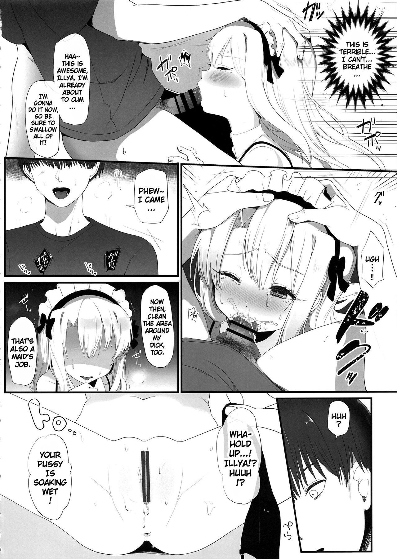 Pink Pussy Shucchou Mahou Shoujo Maid | Magical Girl Maid Illya-chan - Fate grand order Fate kaleid liner prisma illya Gay Dudes - Page 10