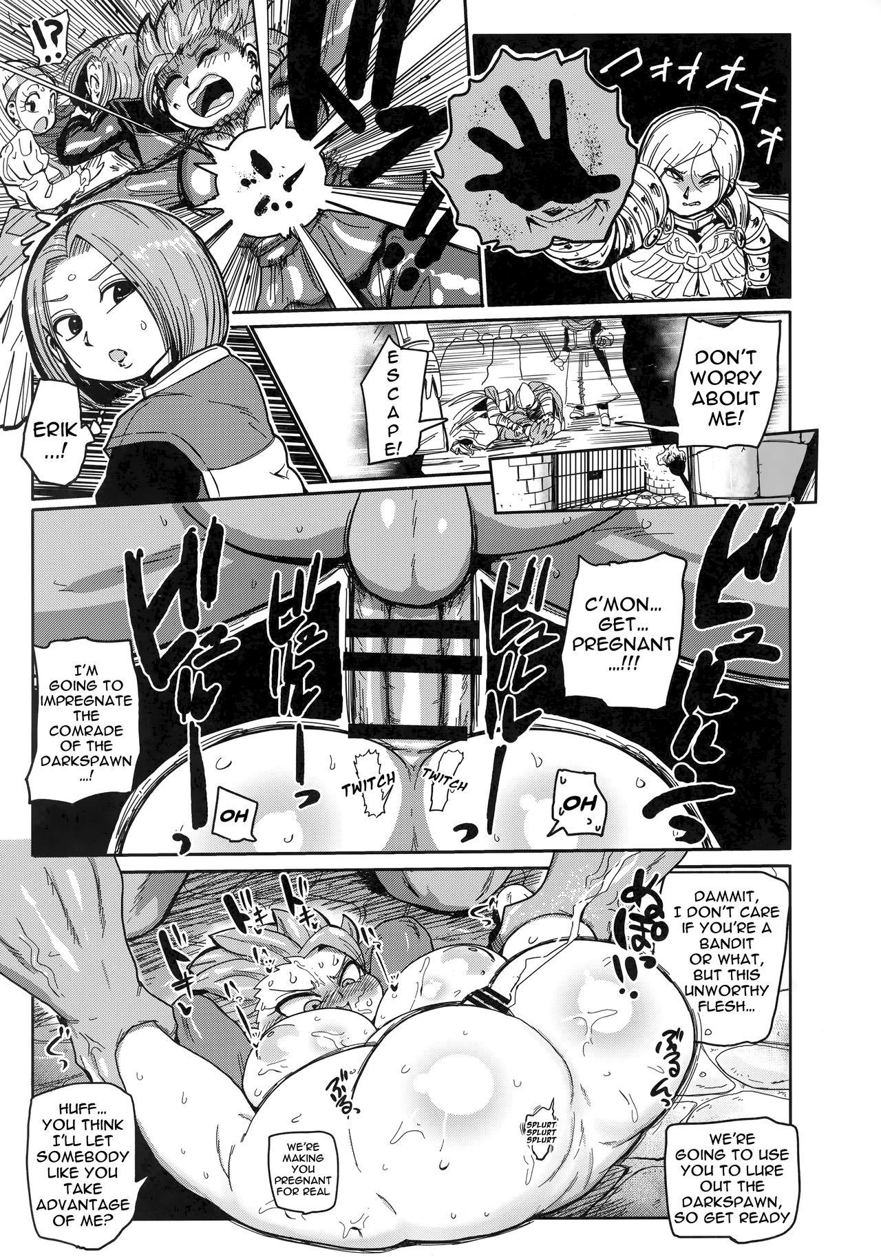 Hot Brunette Ishi no mura de okita koto - Dragon quest xi Hardcore - Page 32