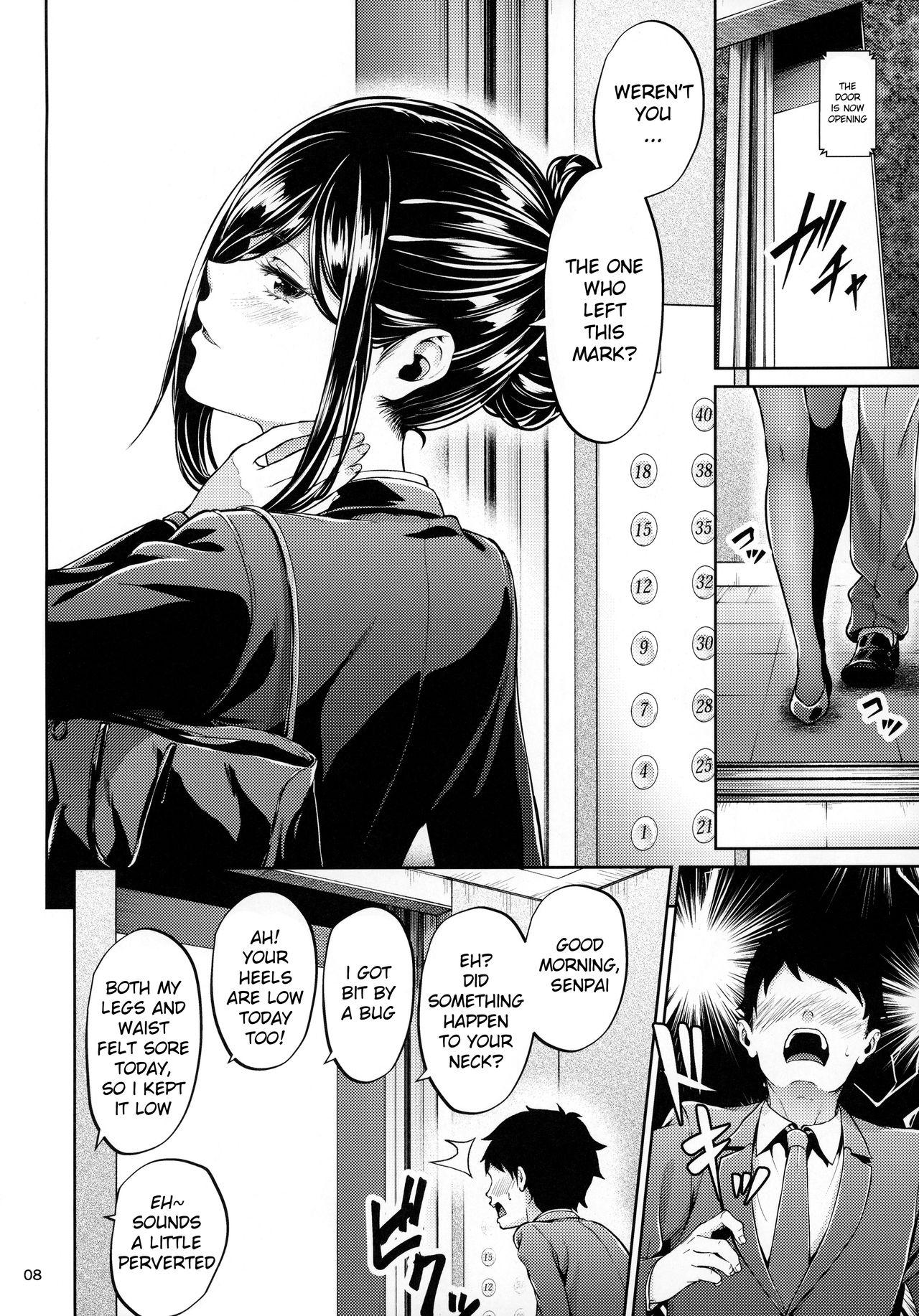Cum Shot Shokuba no Senpai - Original Black Hair - Page 7