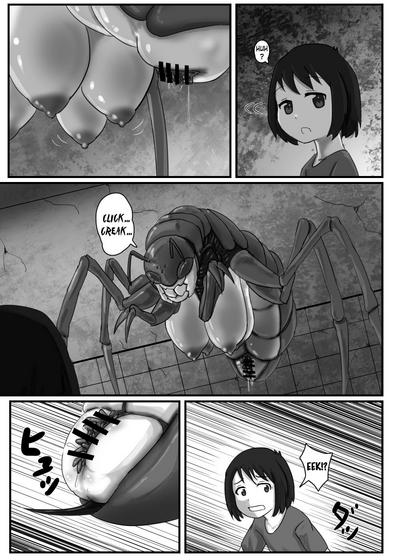 Hot Women Fucking Kyodai Mushi no Kouhai-jou | Giant Bug's Cross Breeding Location- Original hentai Students 5