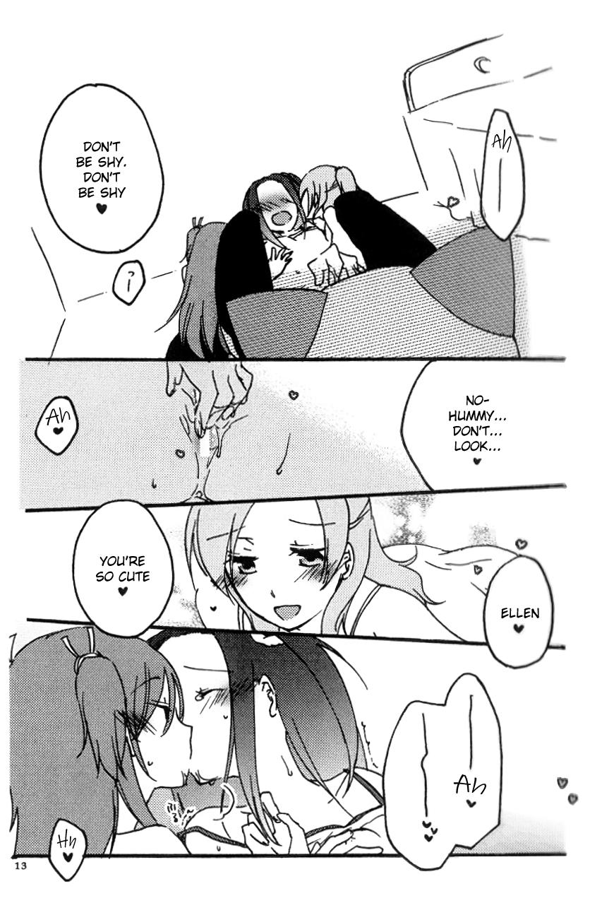 Tiny Titties Hibiki to Kanade to Tsunagaritai! | I want to bond with Hibiki and Kanade! - Suite precure Bisexual - Page 13