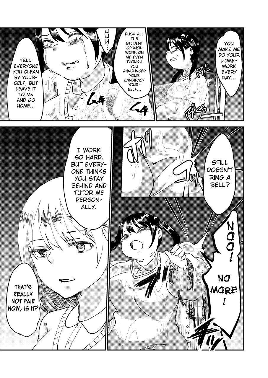 Lez Fuck Making The Student Council President Who Bullied Me Get Fat Fuck For Money - Page 9