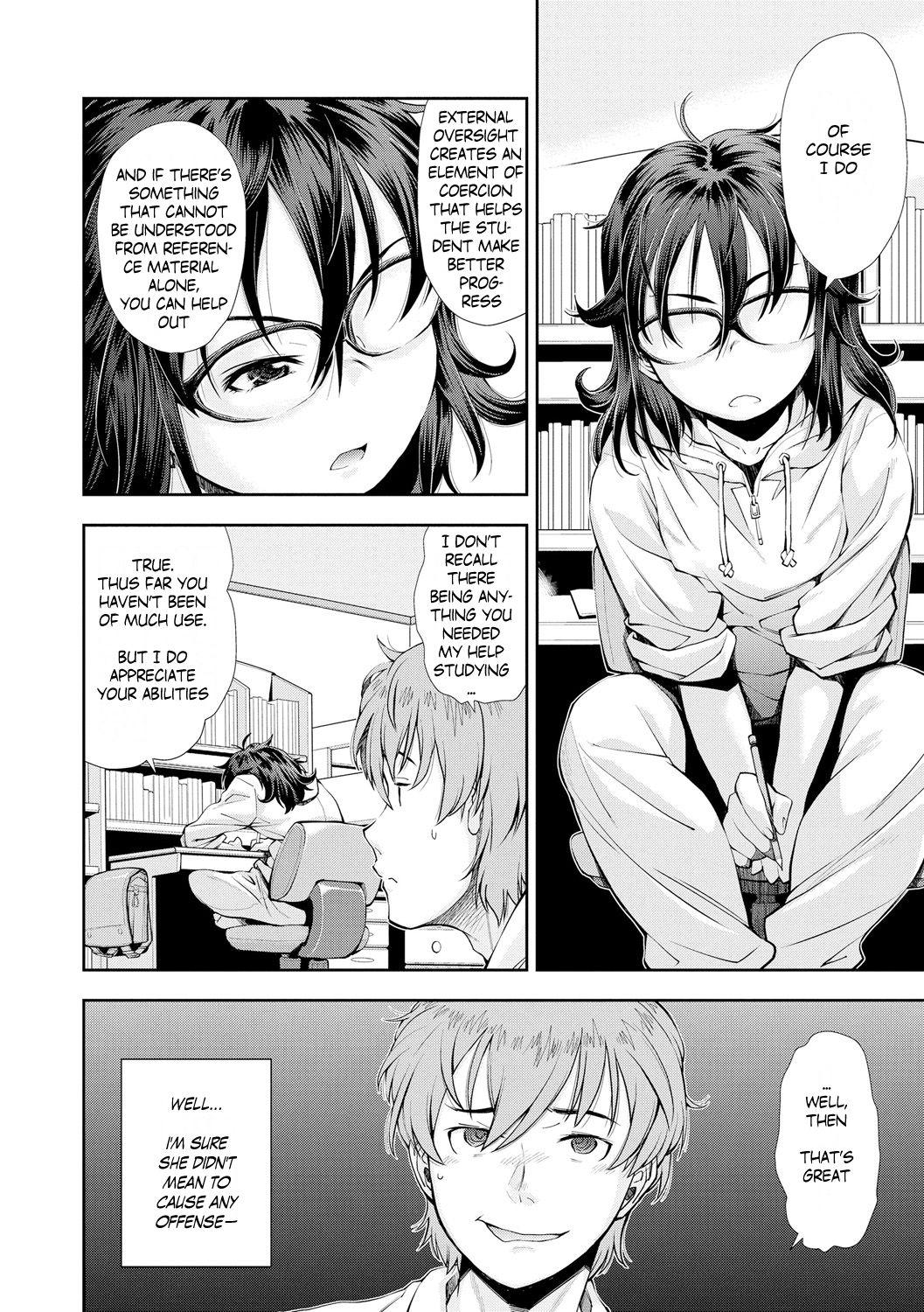 Double Blowjob The girl who loves to study | Benkyo suki no onnanoko Super Hot Porn - Page 4