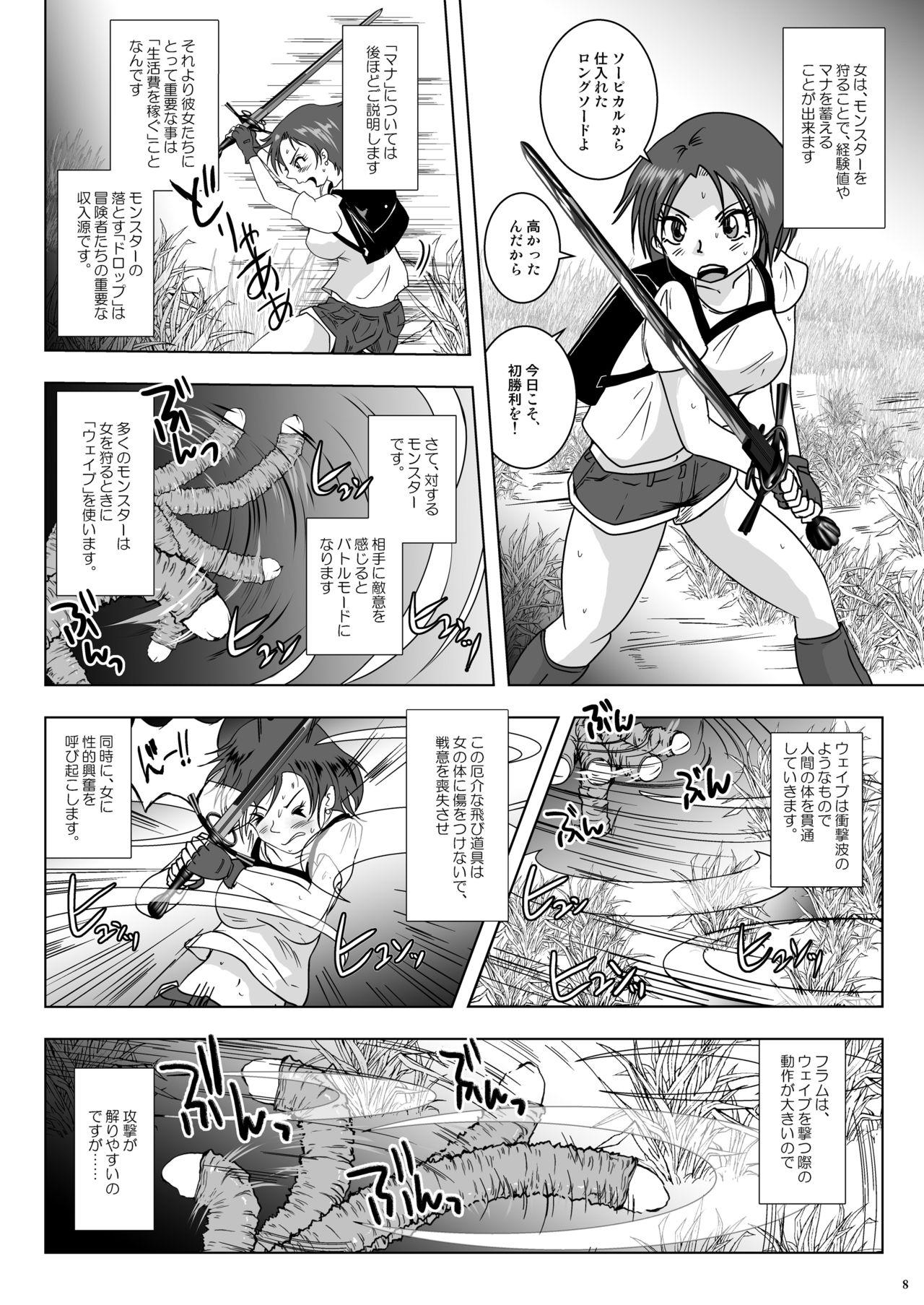 Innocent Go To Larvataurs Ase to Shokushu no Tokonatsu Shicchitai Brunet - Page 8