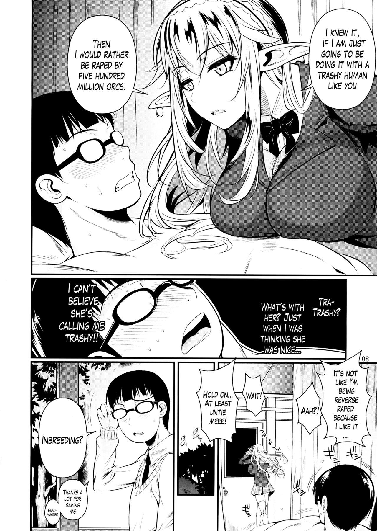 Girl Sucking Dick High Elf × High School - Original Couples - Page 9