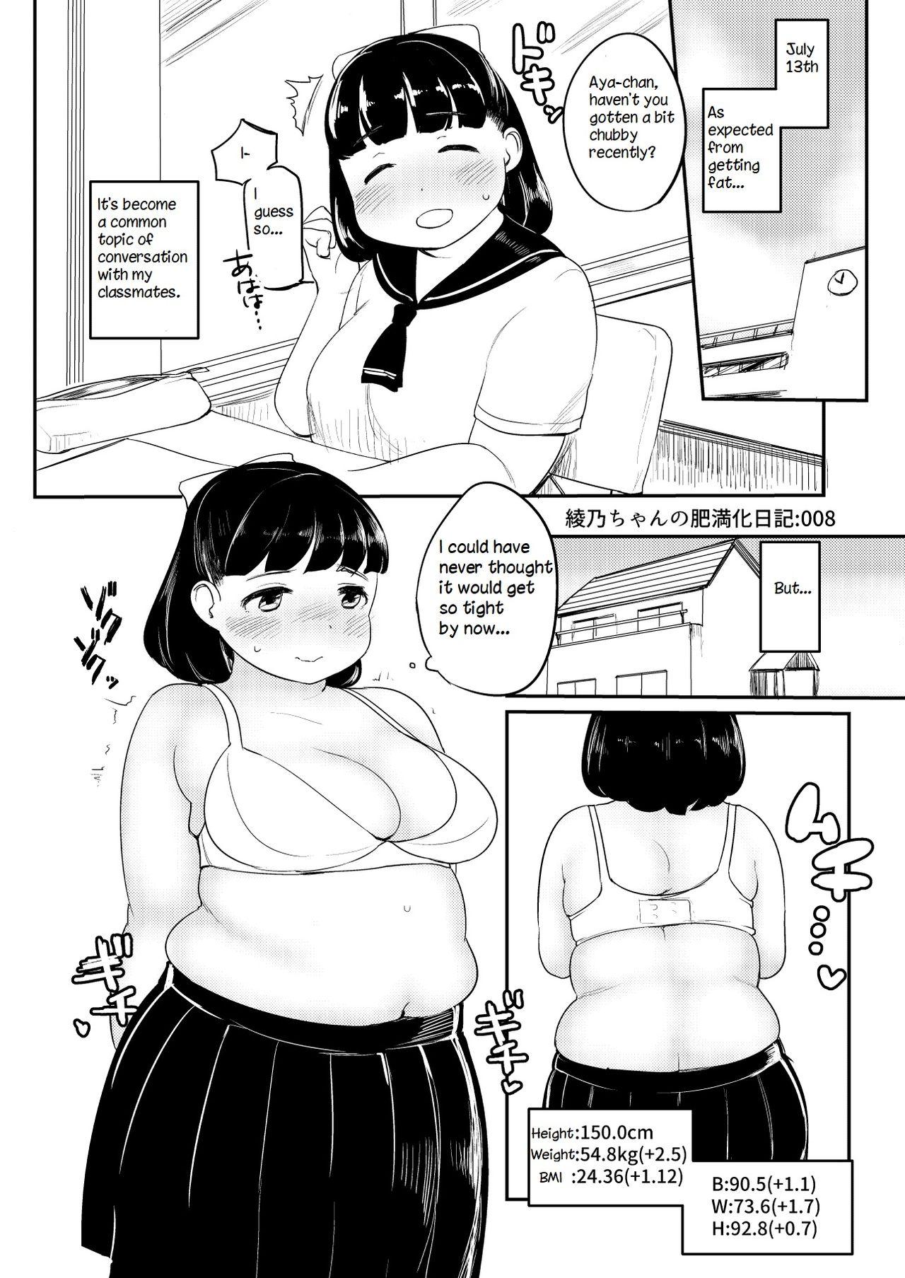 Gay Cumshots Ayano's Weight Gain Diary Panties - Page 8