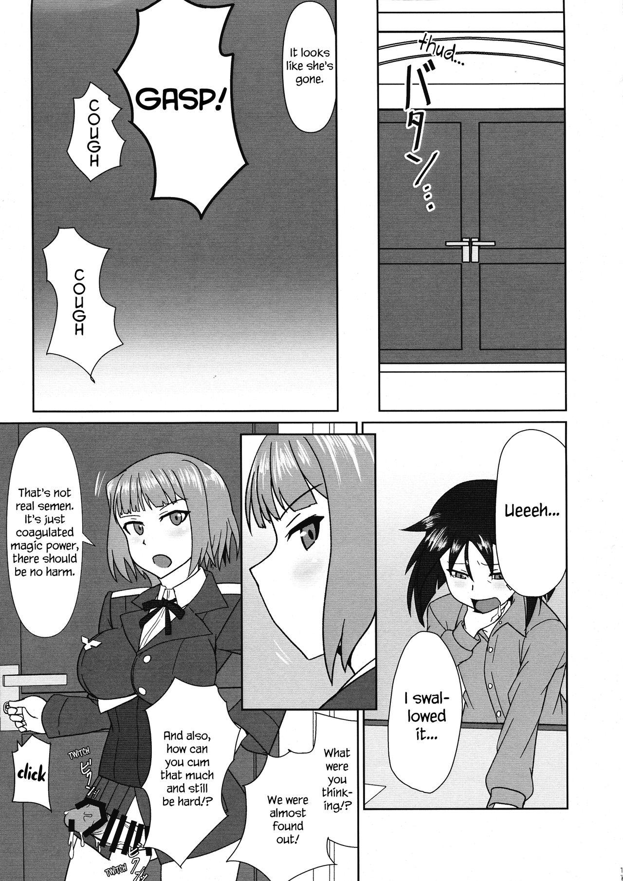 Hot Teen (C95) [Kunahachiya (Kunasiri)] Nao-chan no Houshi Katsudou | Nao-chan's Disciplinary Action (Brave Witches) [English] [EHCOVE] - Brave witches Spying - Page 11