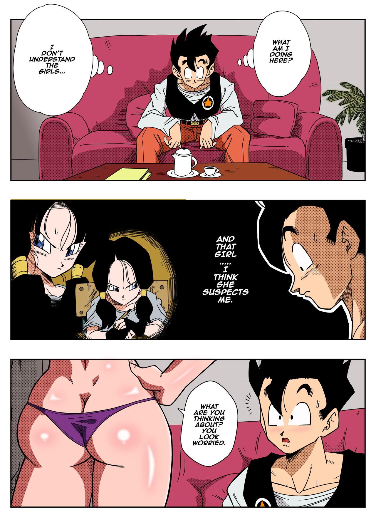 Bigcock Love Triangle 1-4 Yamamoto color english - Dragon ball z Gay Largedick - Page 6