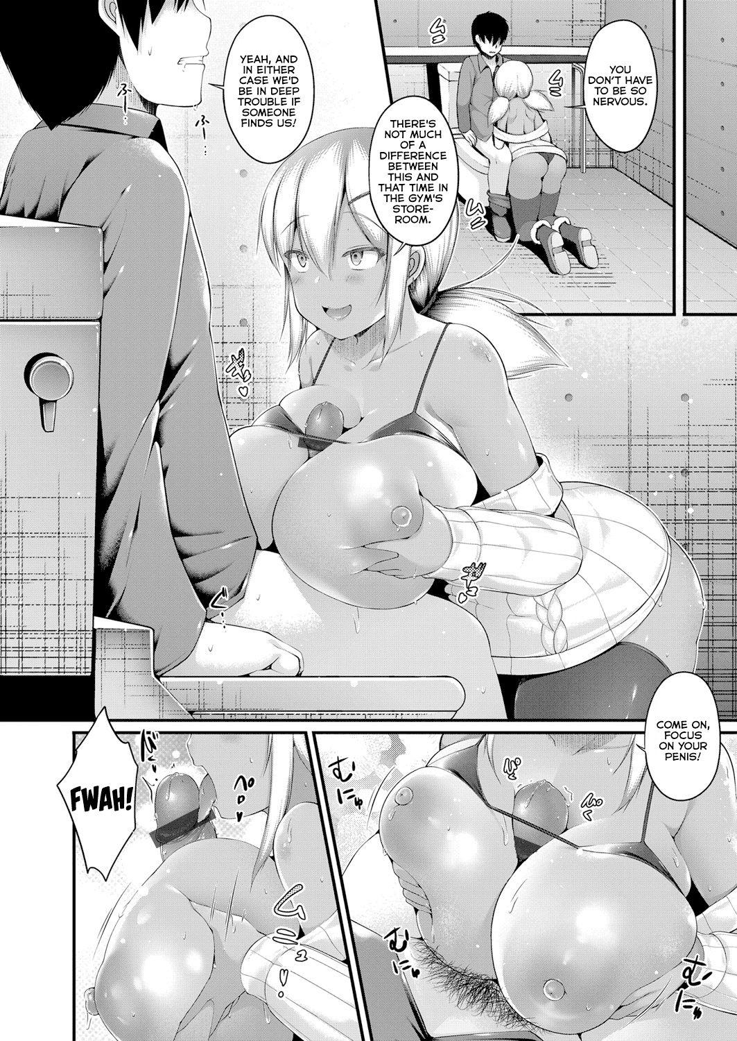 Pussylicking Kuro Gyaru JK na Imouto to Tamokuteki Toile de Papakatsu shite shimatta Hanashi Sex - Page 8