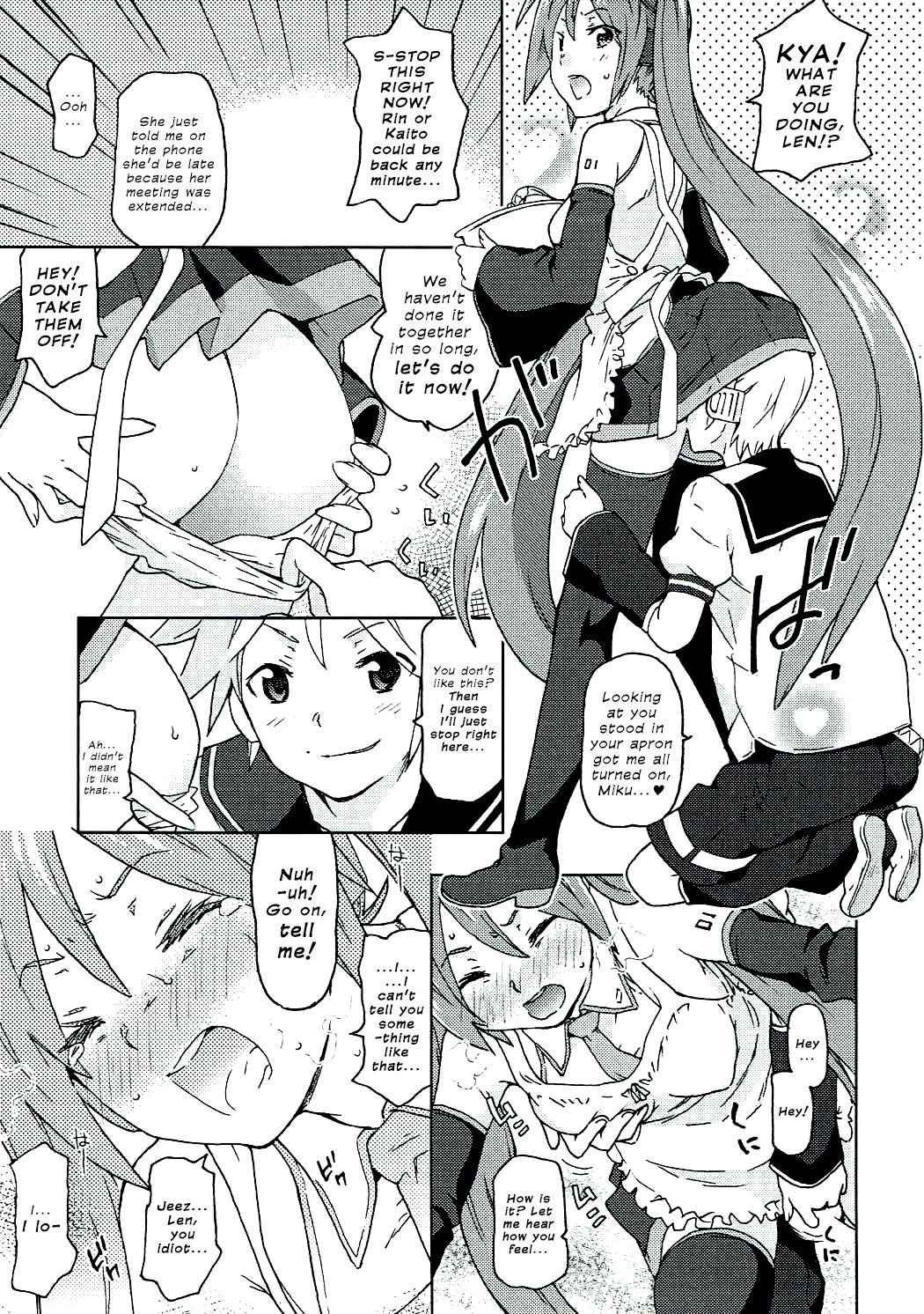 Threesome Peropero Miku Bitch - Vocaloid Suckingdick - Page 4
