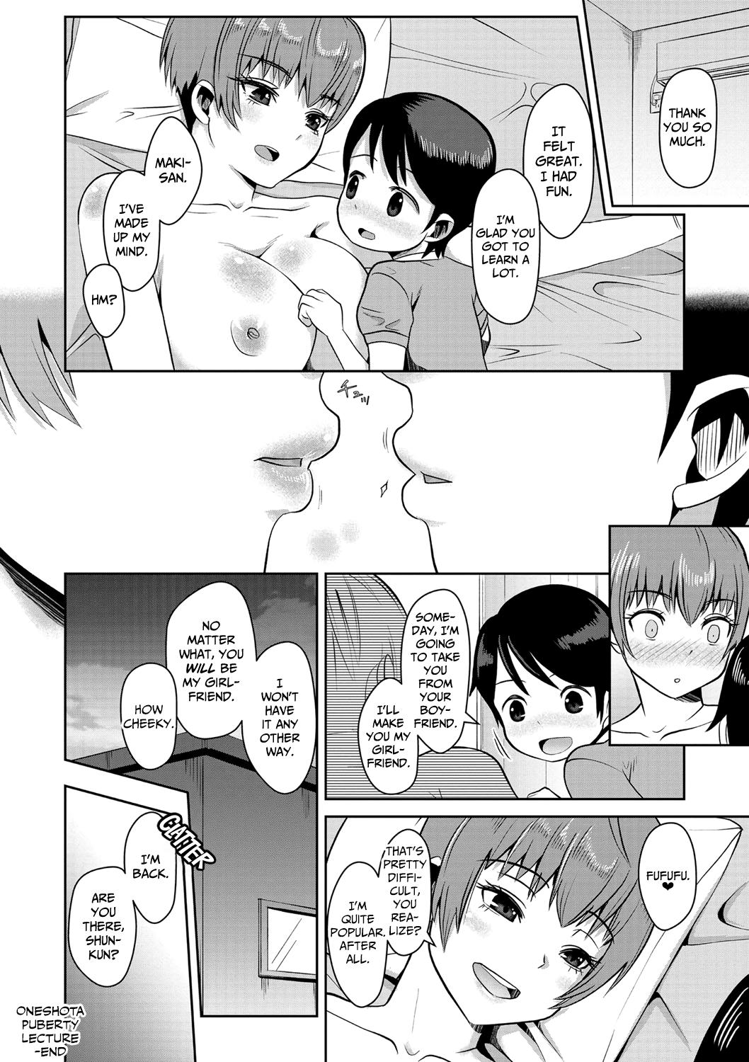 Class Room OneShota Shishunki Lecture | OneShota Puberty Lecture Spreadeagle - Page 24