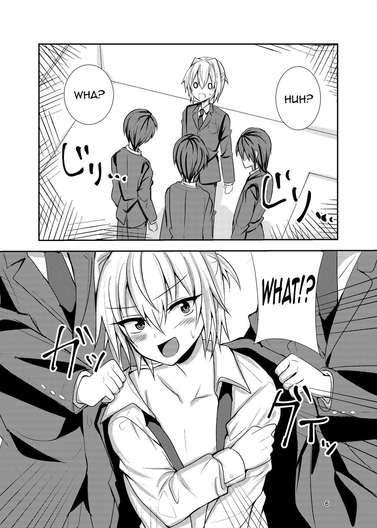 Adolescente Buhi no Tame ni Josou shitara Koufun shita Senpai-tachi ni Teisou o Ubawaremashita - Original Gay Bus - Page 5