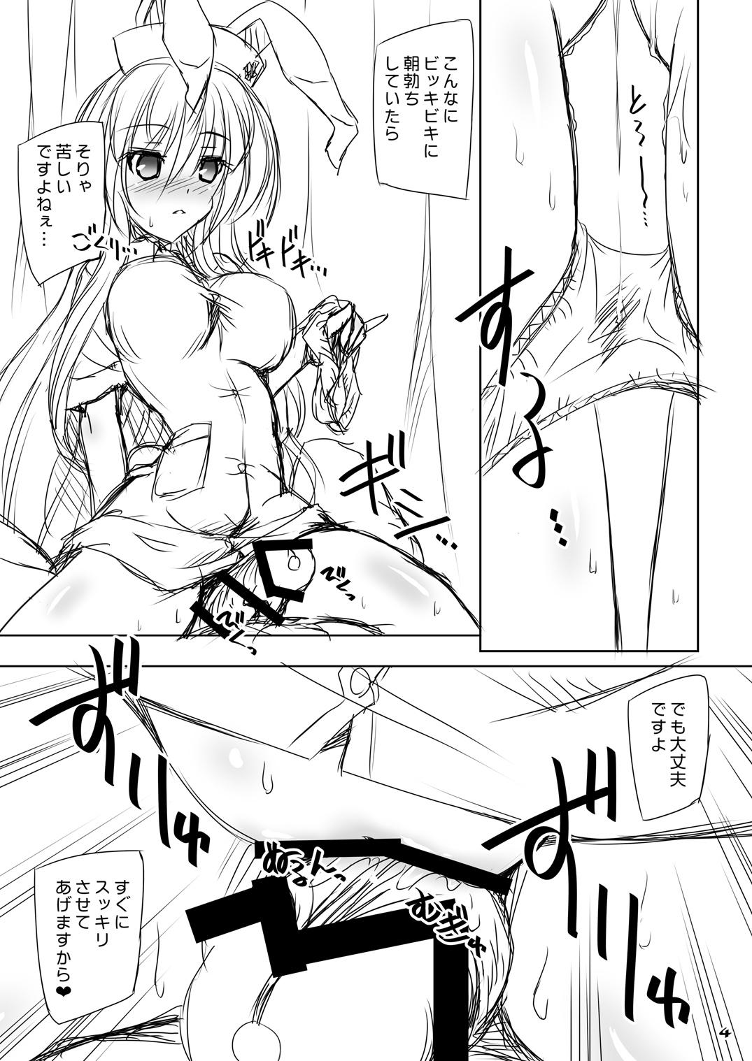 Squirting Love Nurse Udonge - Touhou project Self - Page 4