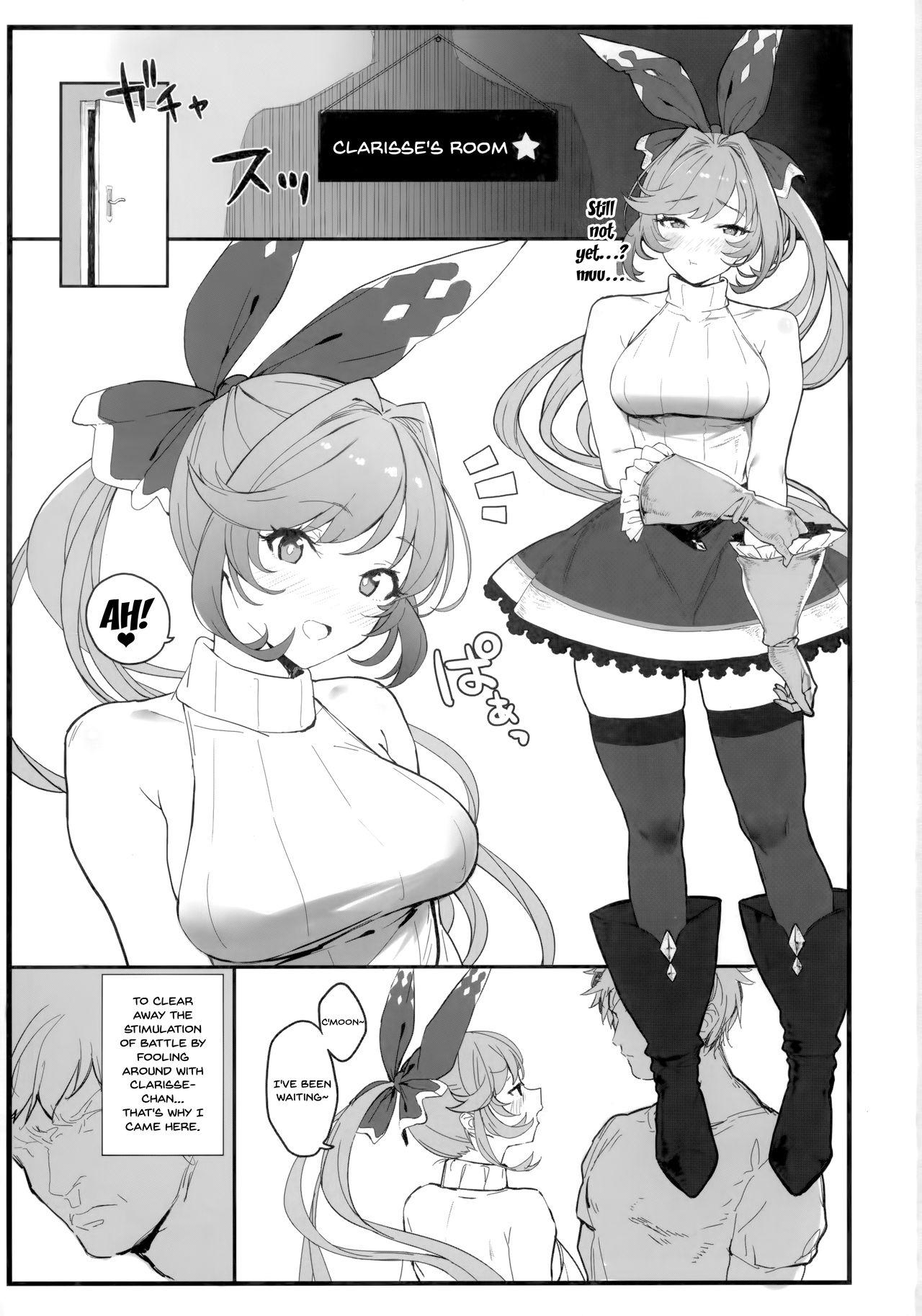 Ass Fetish Clarisse-chan to Ichaicha Suru Hon - Granblue fantasy Fucking Sex - Page 2