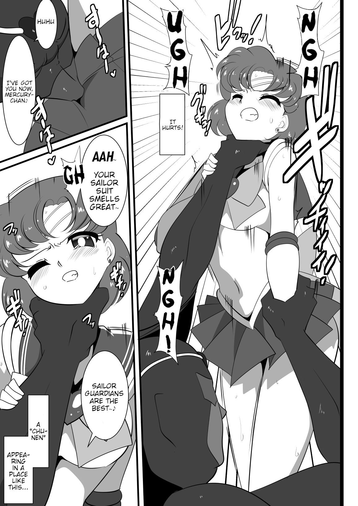 Rough Porn Suisei no Haiboku | Mercury's Defeat - Sailor moon | bishoujo senshi sailor moon Gay Reality - Page 3