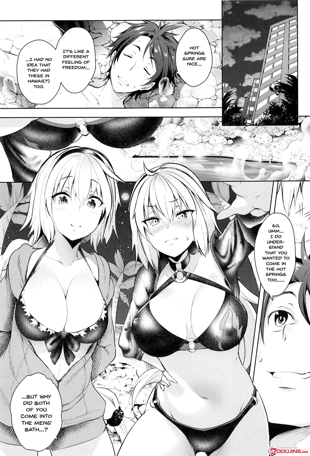 Blackcock LuluHawa Hot Spring - Fate grand order Squirt - Page 2