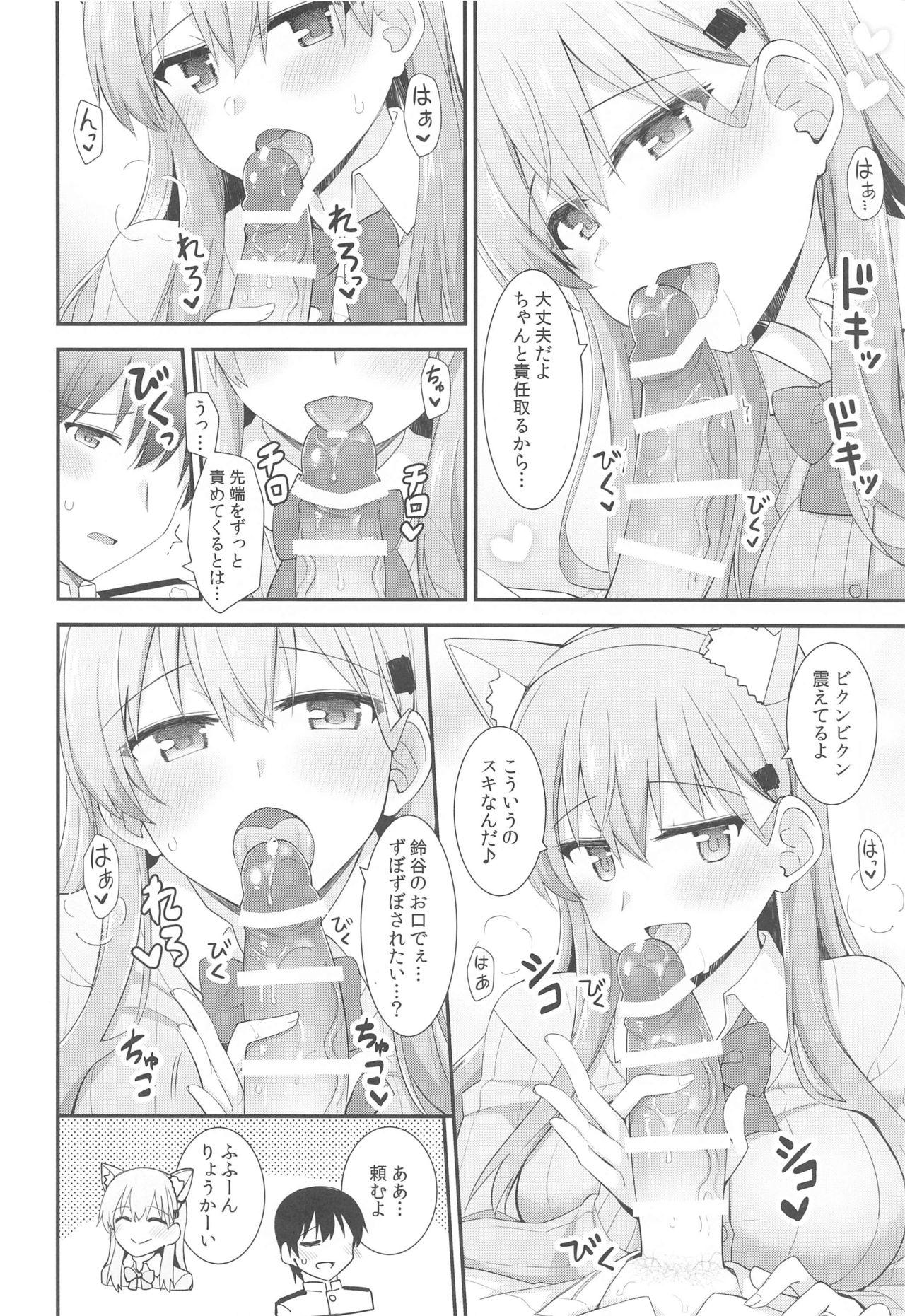 Woman Fucking Suzu-nyan to Issho ni Asobo - Kantai collection Pussy Play - Page 9